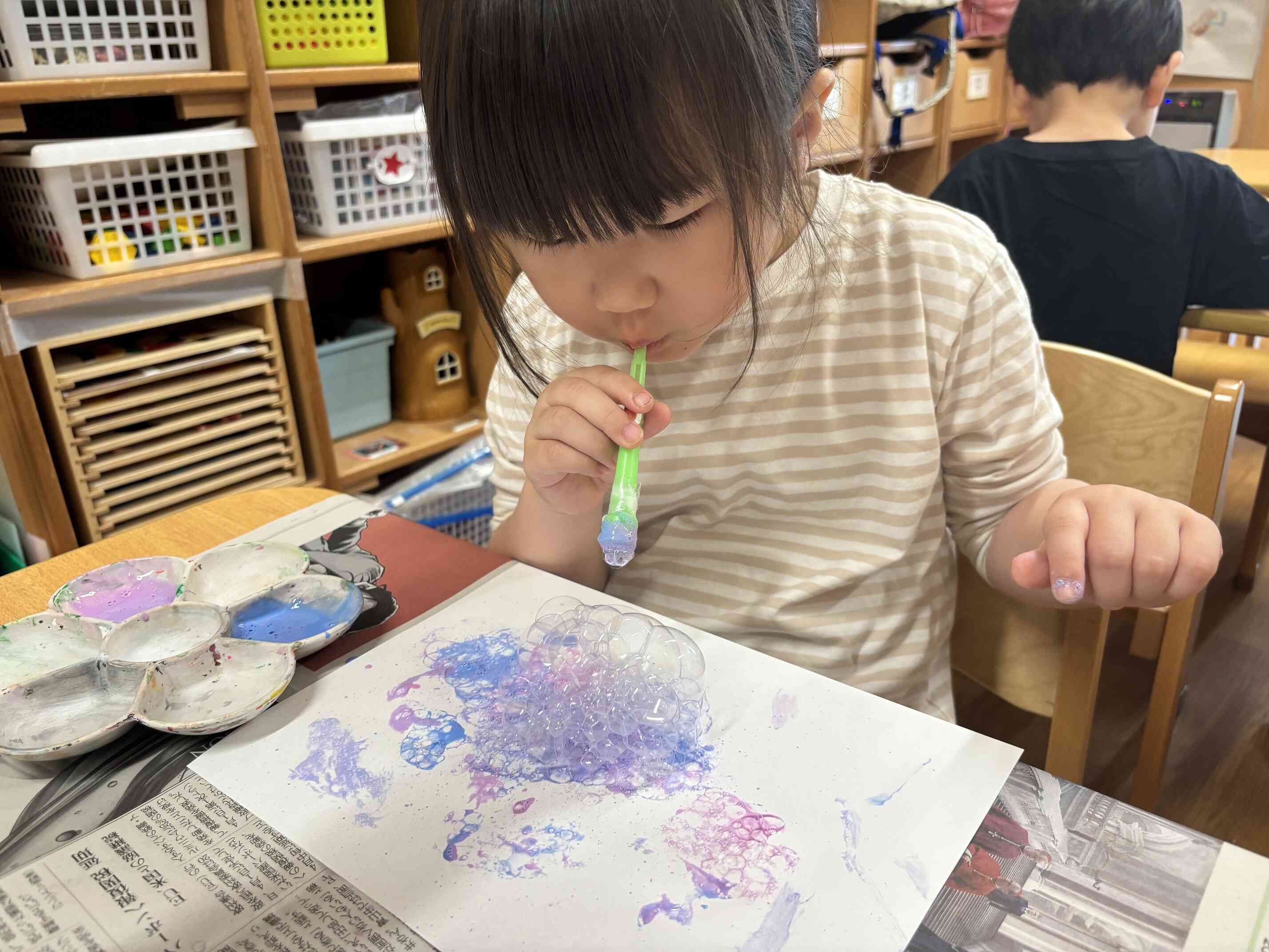 バブルアートに挑戦！