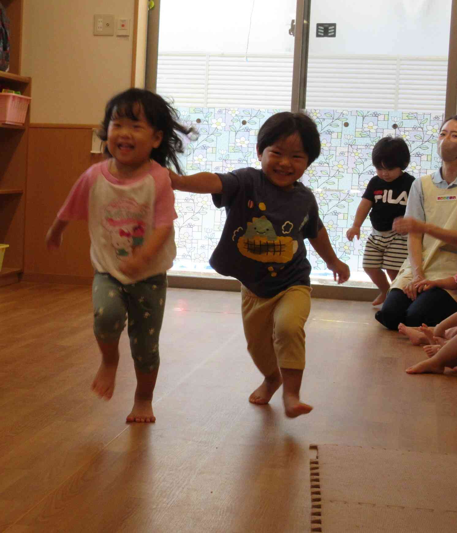 いちについて、よーいドン!