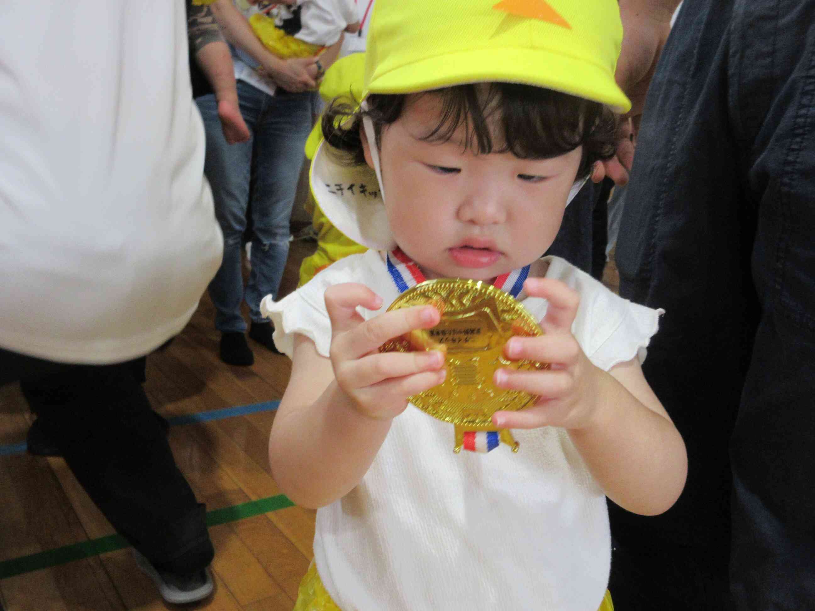 メダルもらったよ