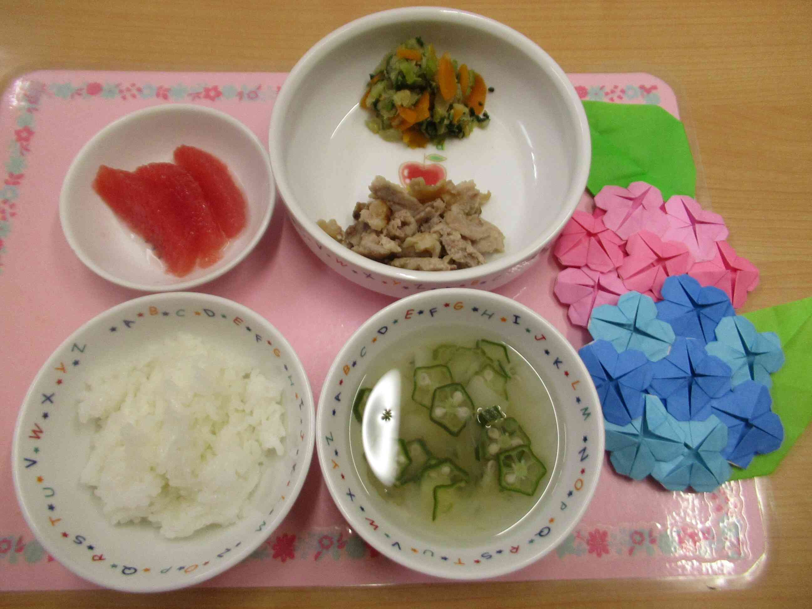 6月２4日の給食