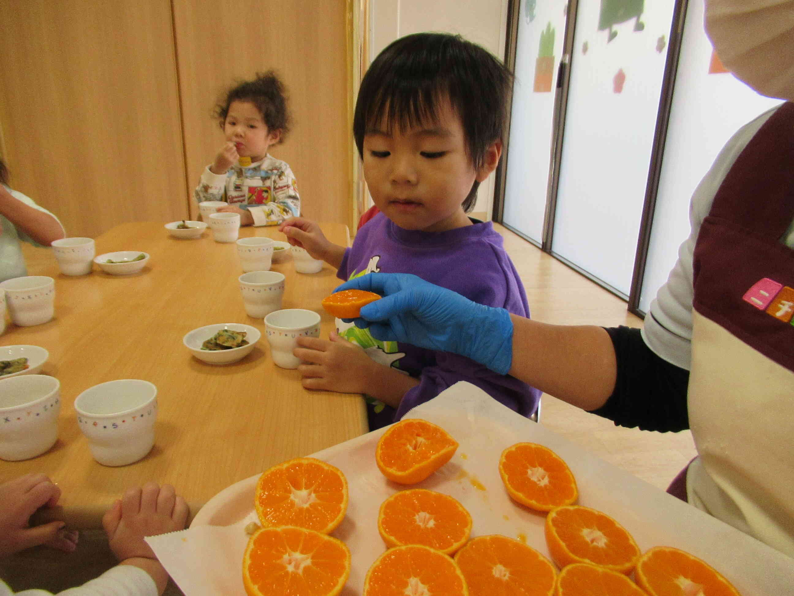 今日はみかんDAY☆