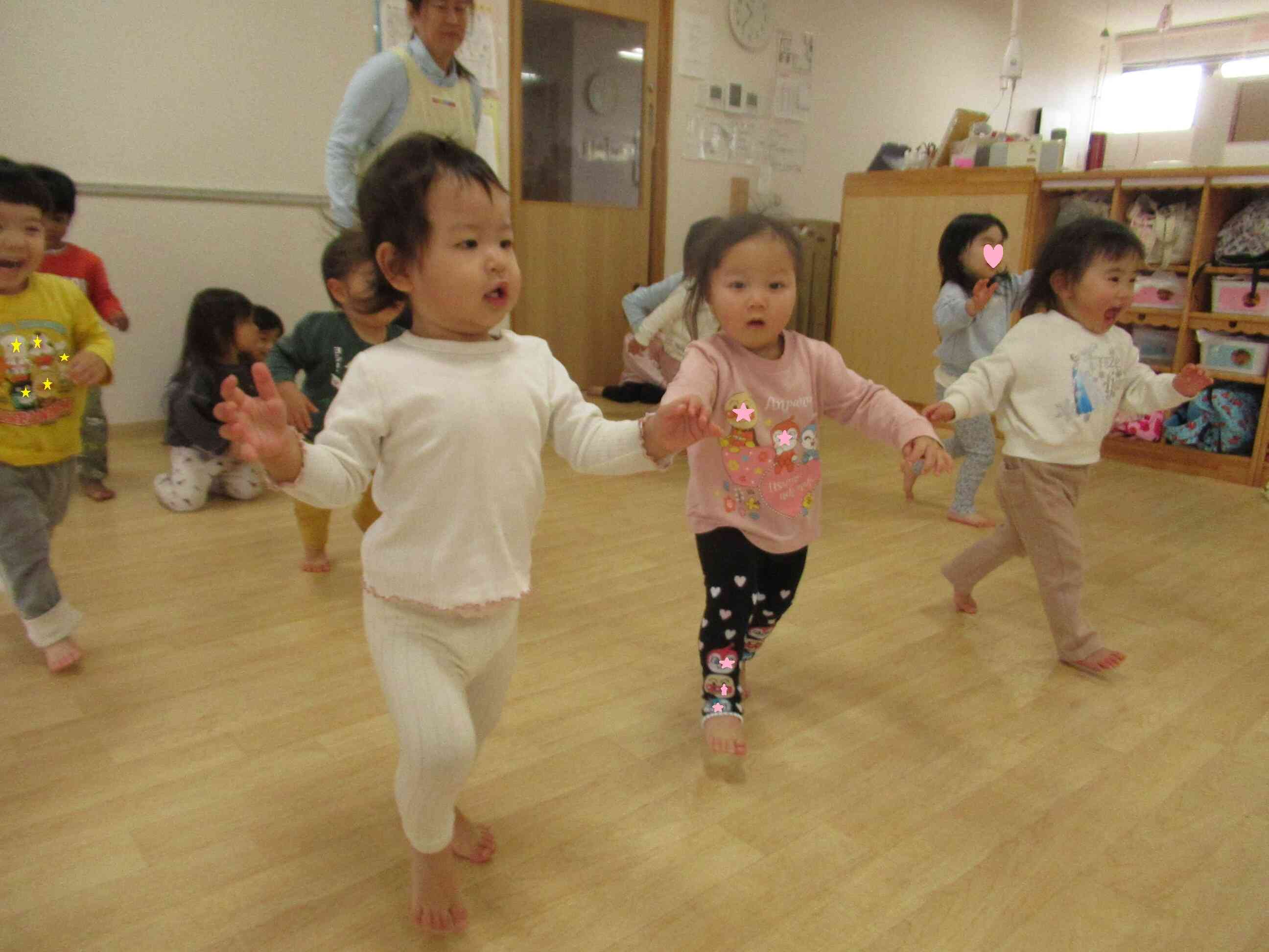 わぁ～い！リズムあそびだ～いすき