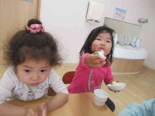 お昼のおやつで食べたよ～