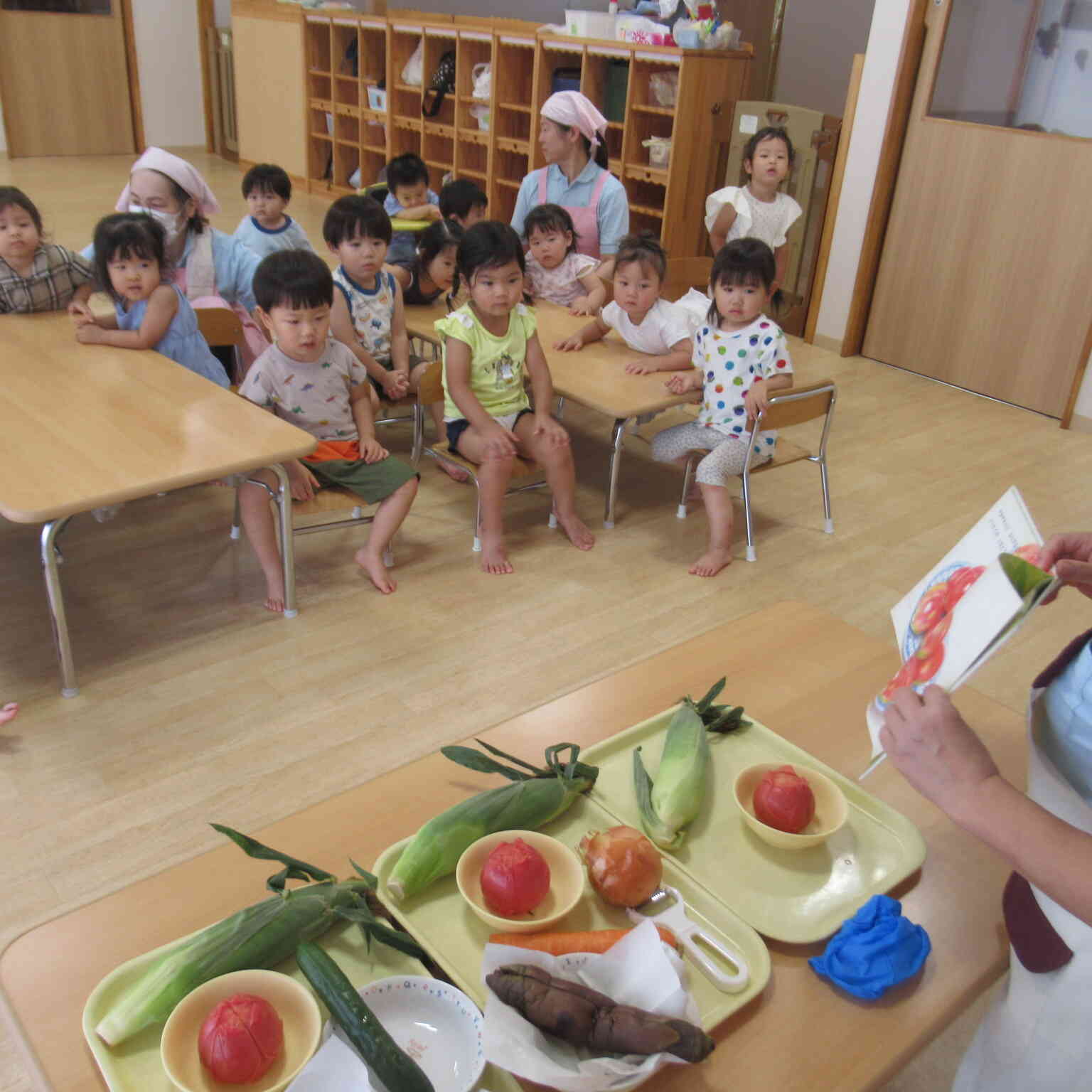 夏野菜の皮むき