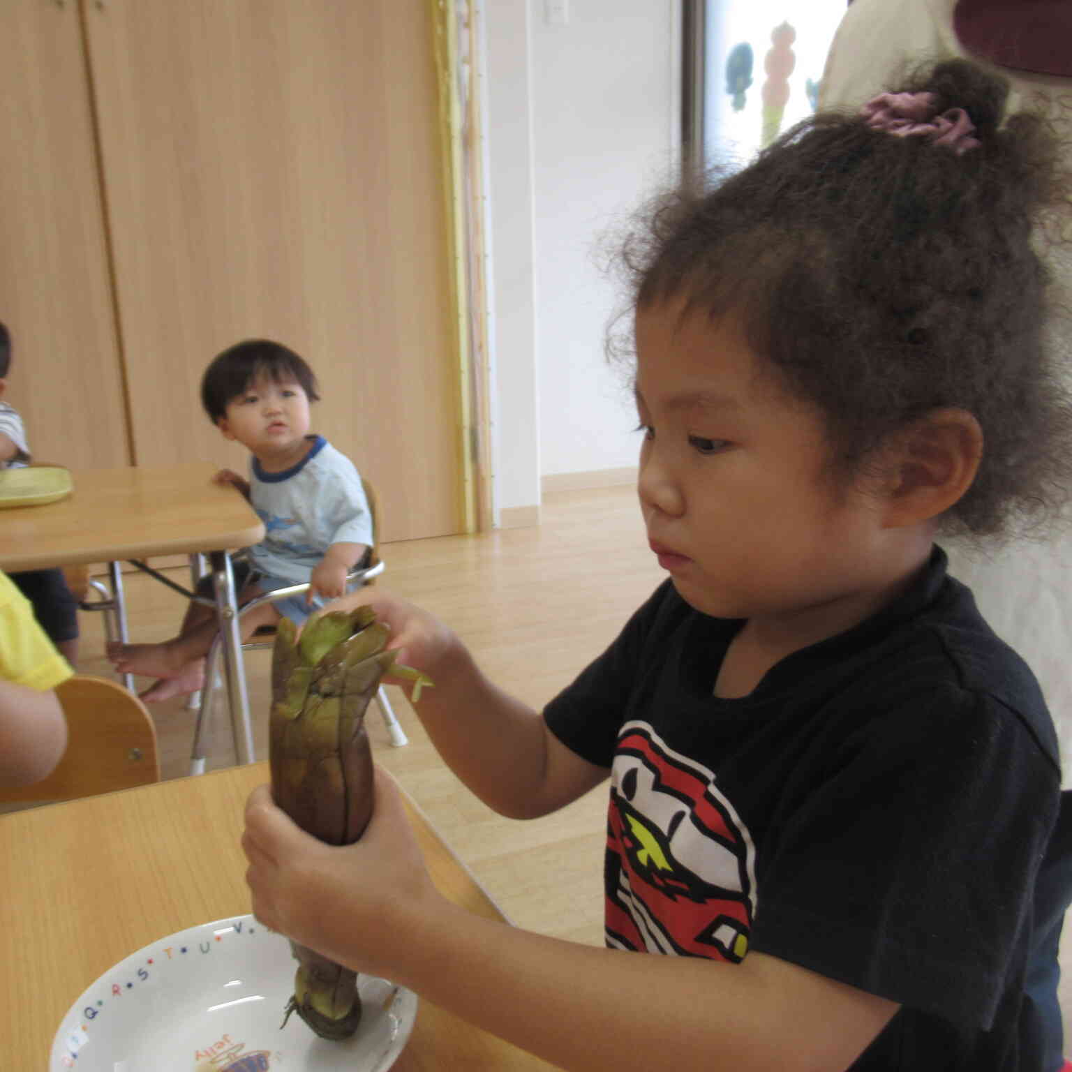 野菜とにらめっこ☆