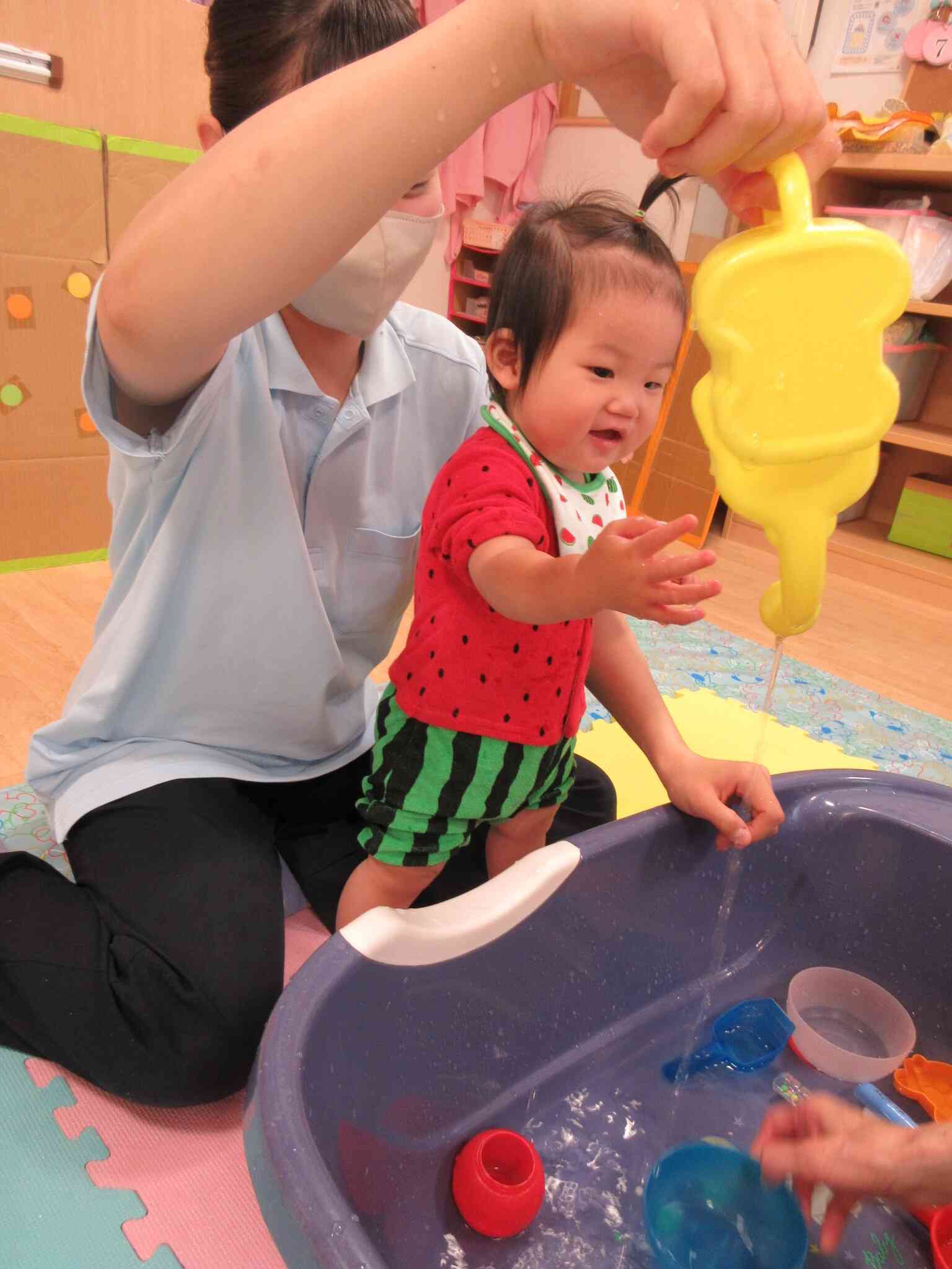 お水気持ちいいな～！