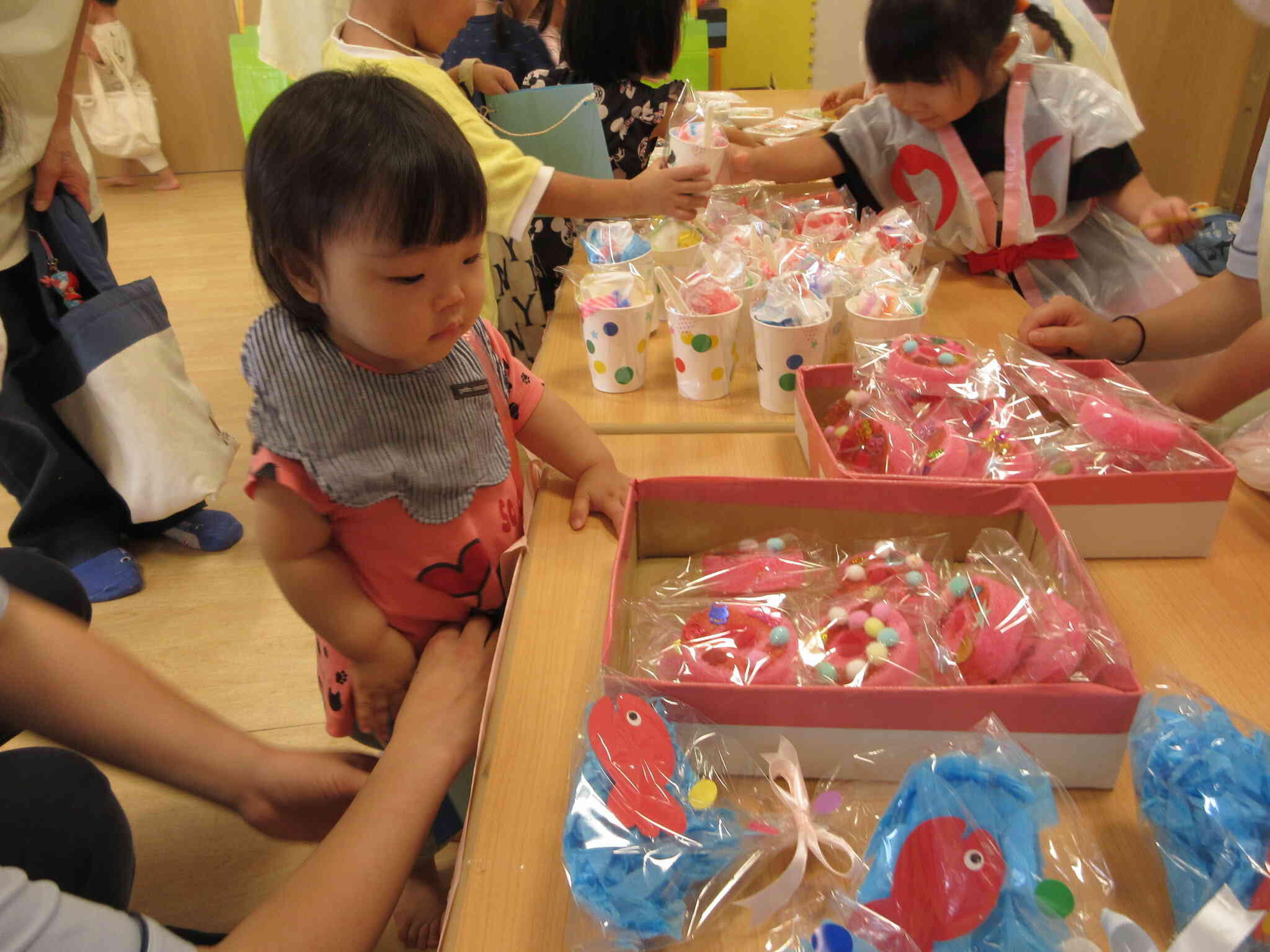 夏まつり③ ～0歳児～｜ニチイキッズながの石渡保育園｜ニチイキッズ