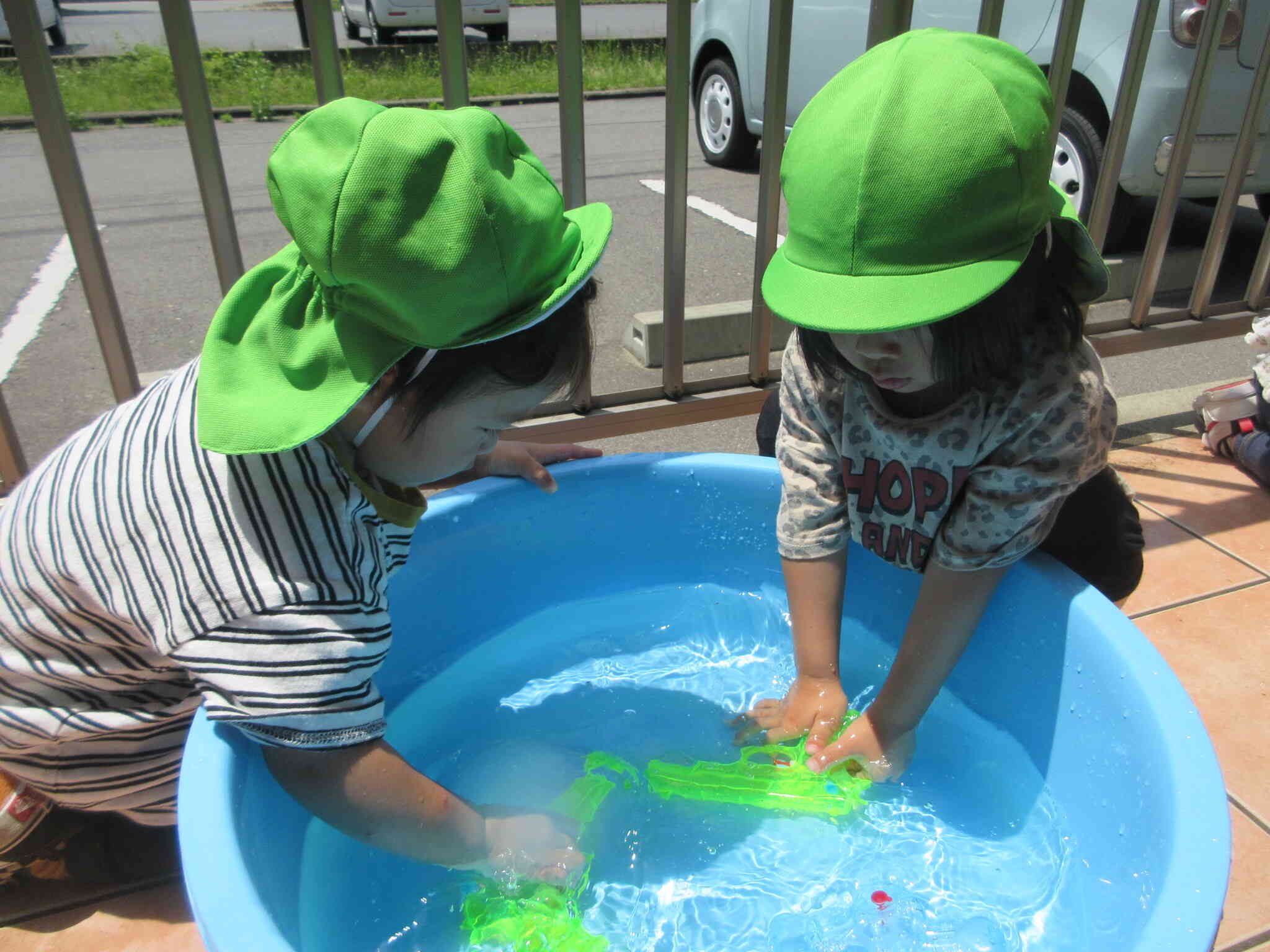 水鉄砲だ！