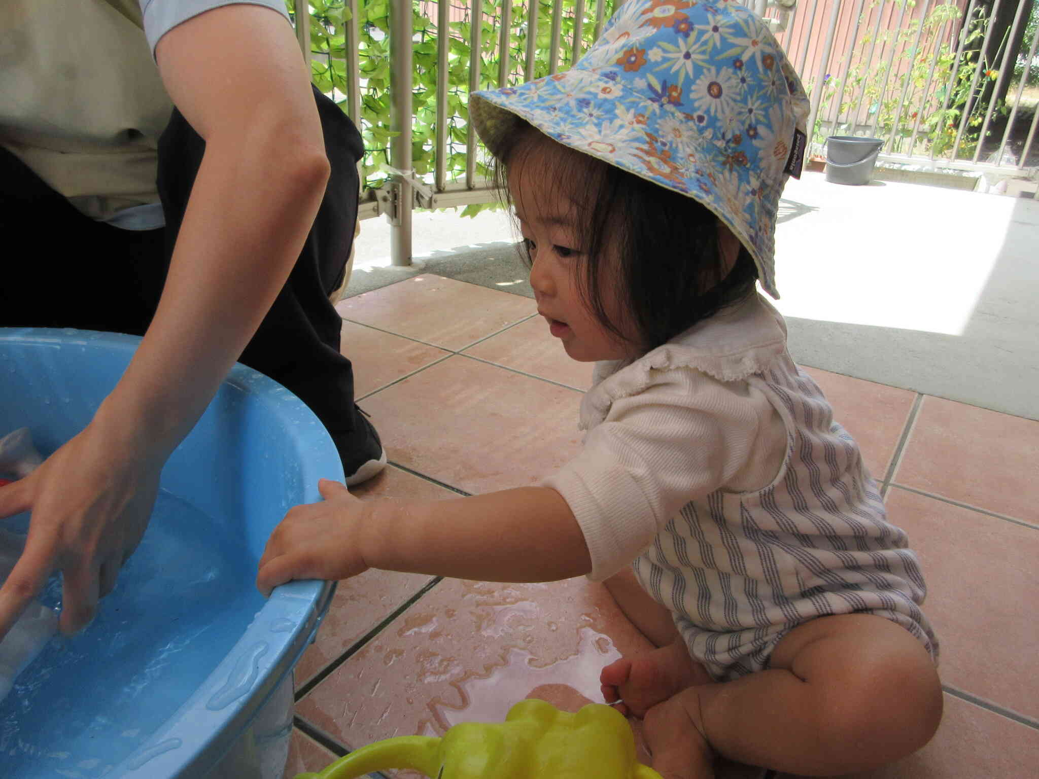 水遊び　～０歳児～