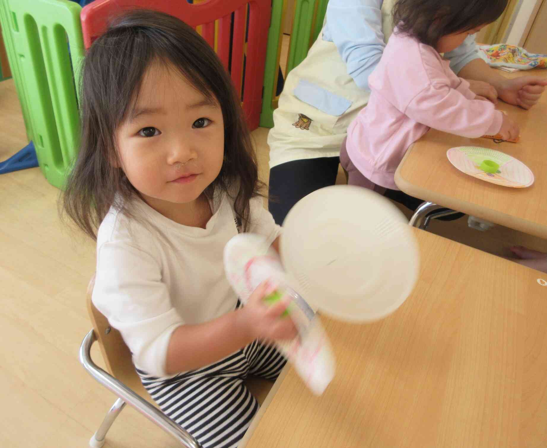 コマがシンバルみたいだね！