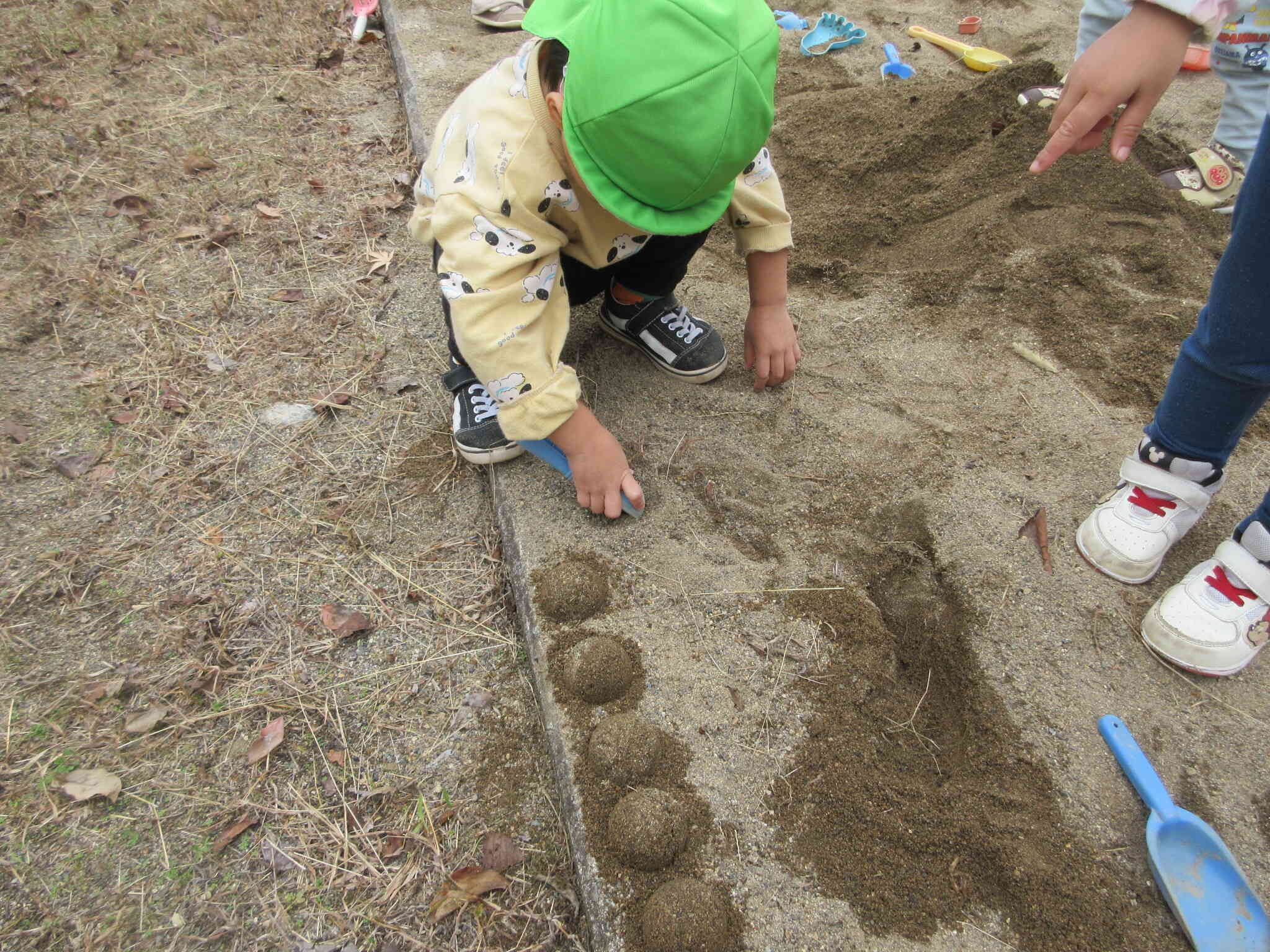 見て見て！アイスが並んだよ‼