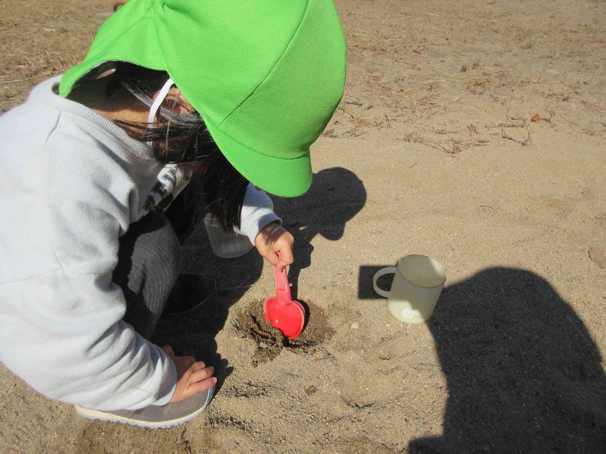 あれ！お水を入れたらなくなっちゃった‼
