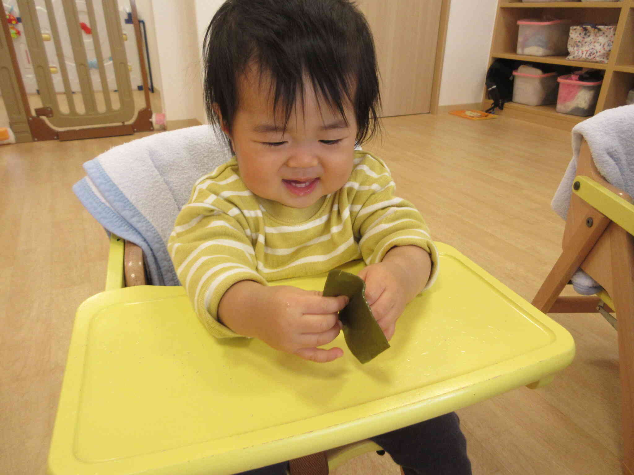 昆布、ぬるぬるする～！