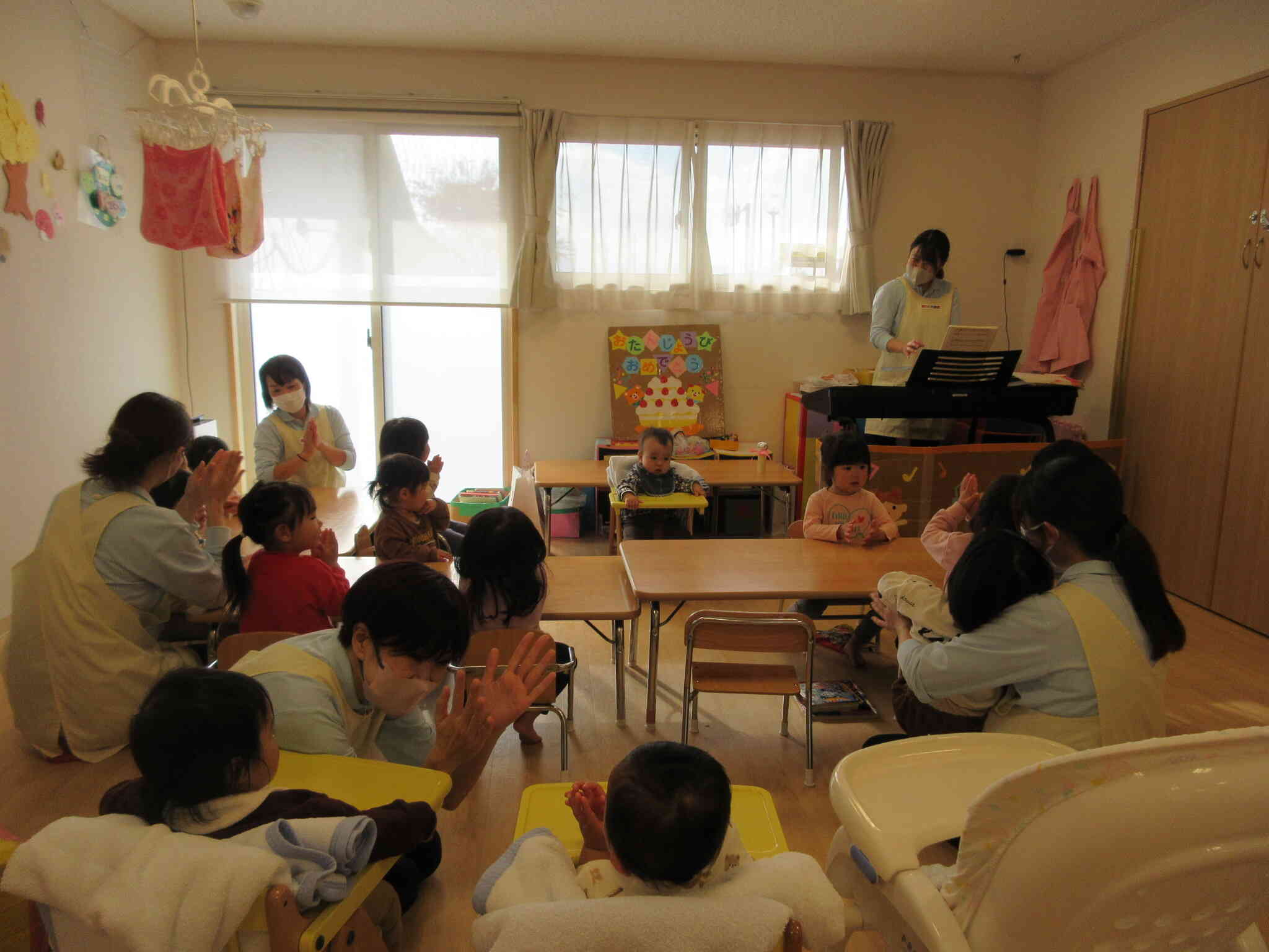 みんなでお祝いしたよ！