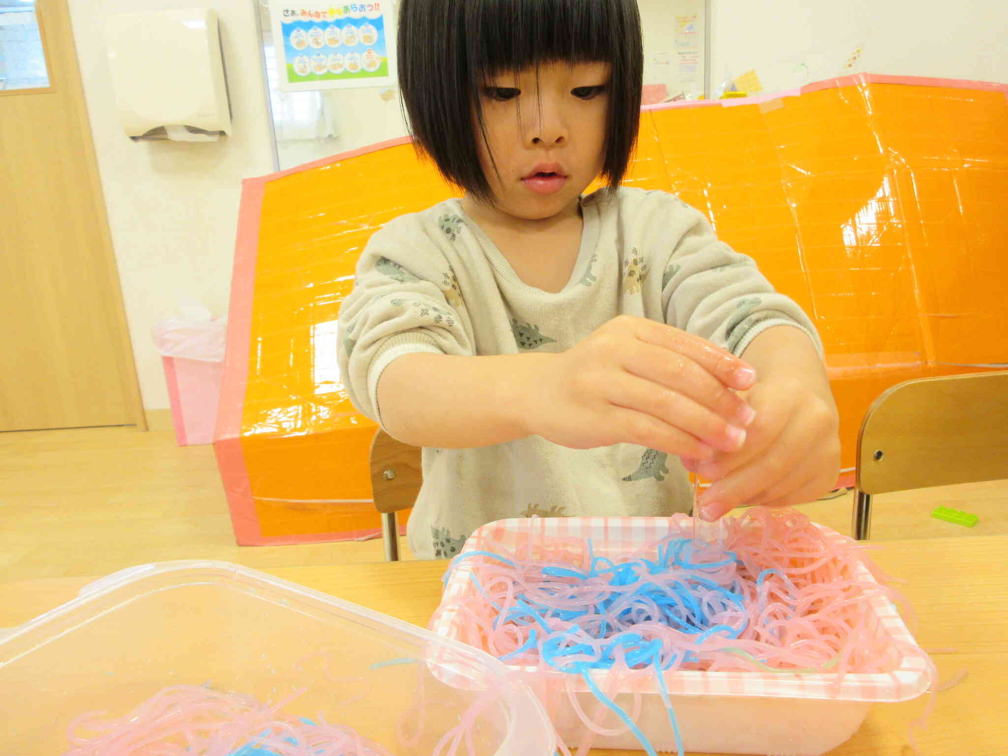 クルクル巻き付けてみようかな。