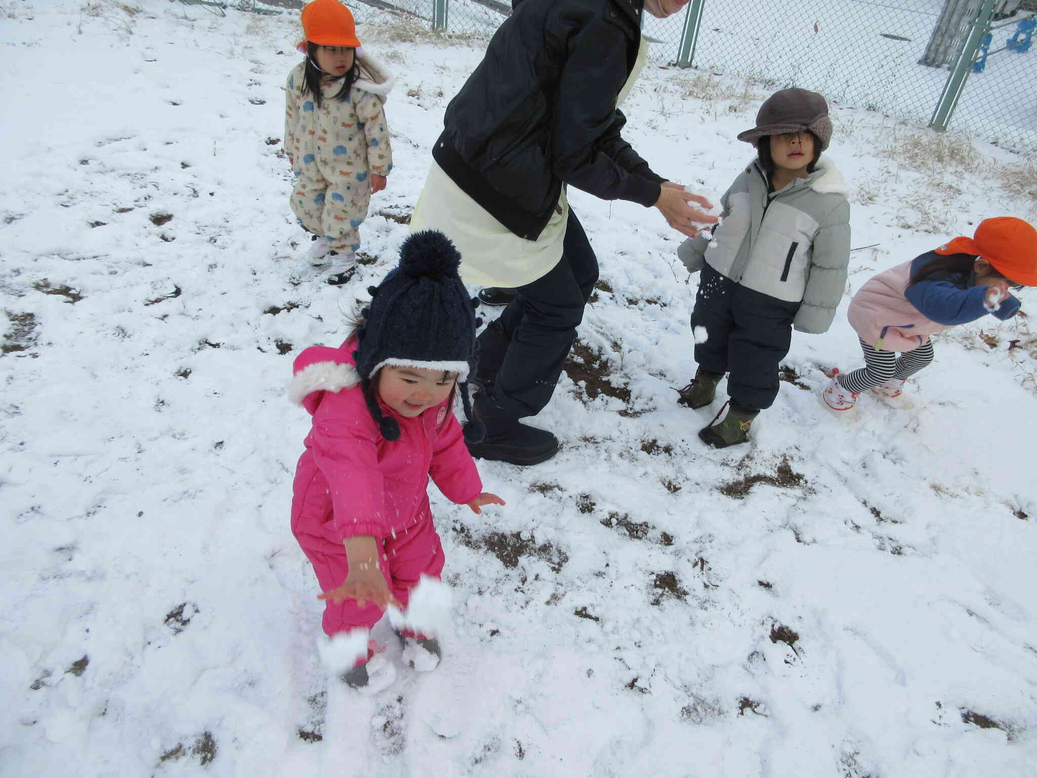 寒さに負けないぞ！