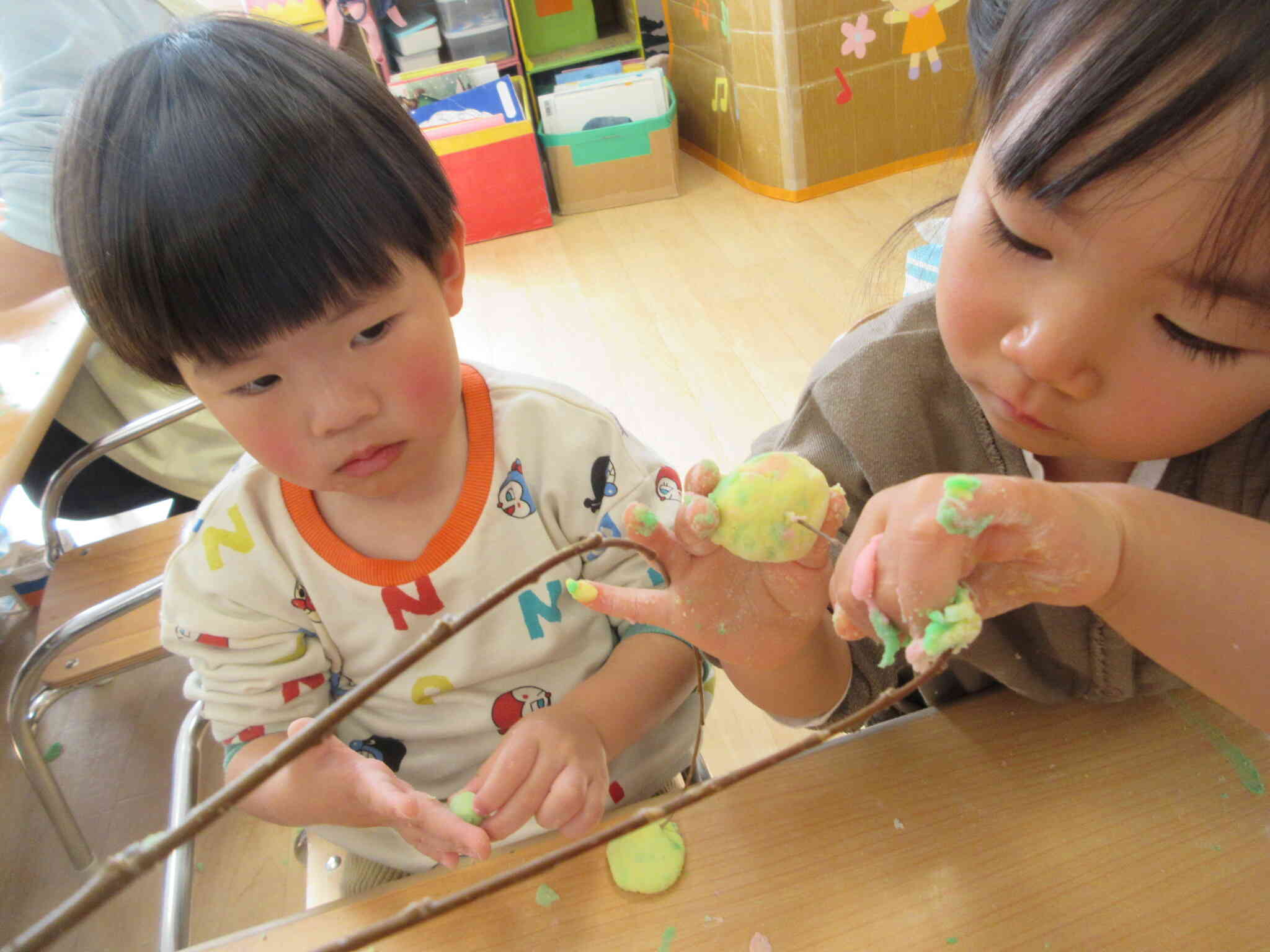 お団子ができたよ！