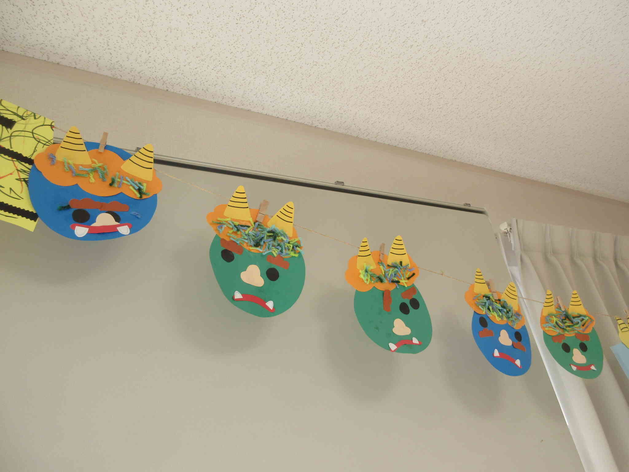 うさぎ組のお友だちが作った鬼だよ！