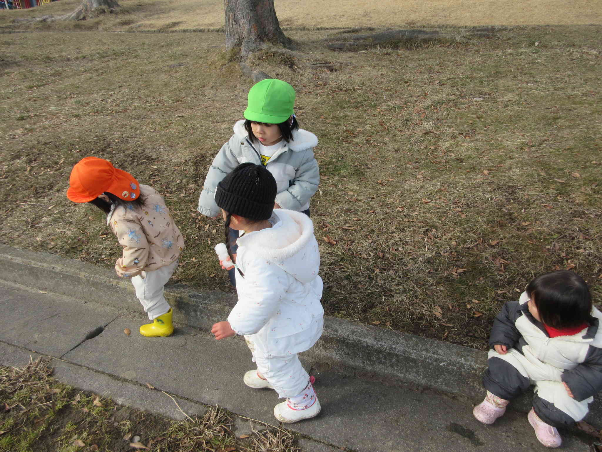 すみっこ歩くの楽しいな！