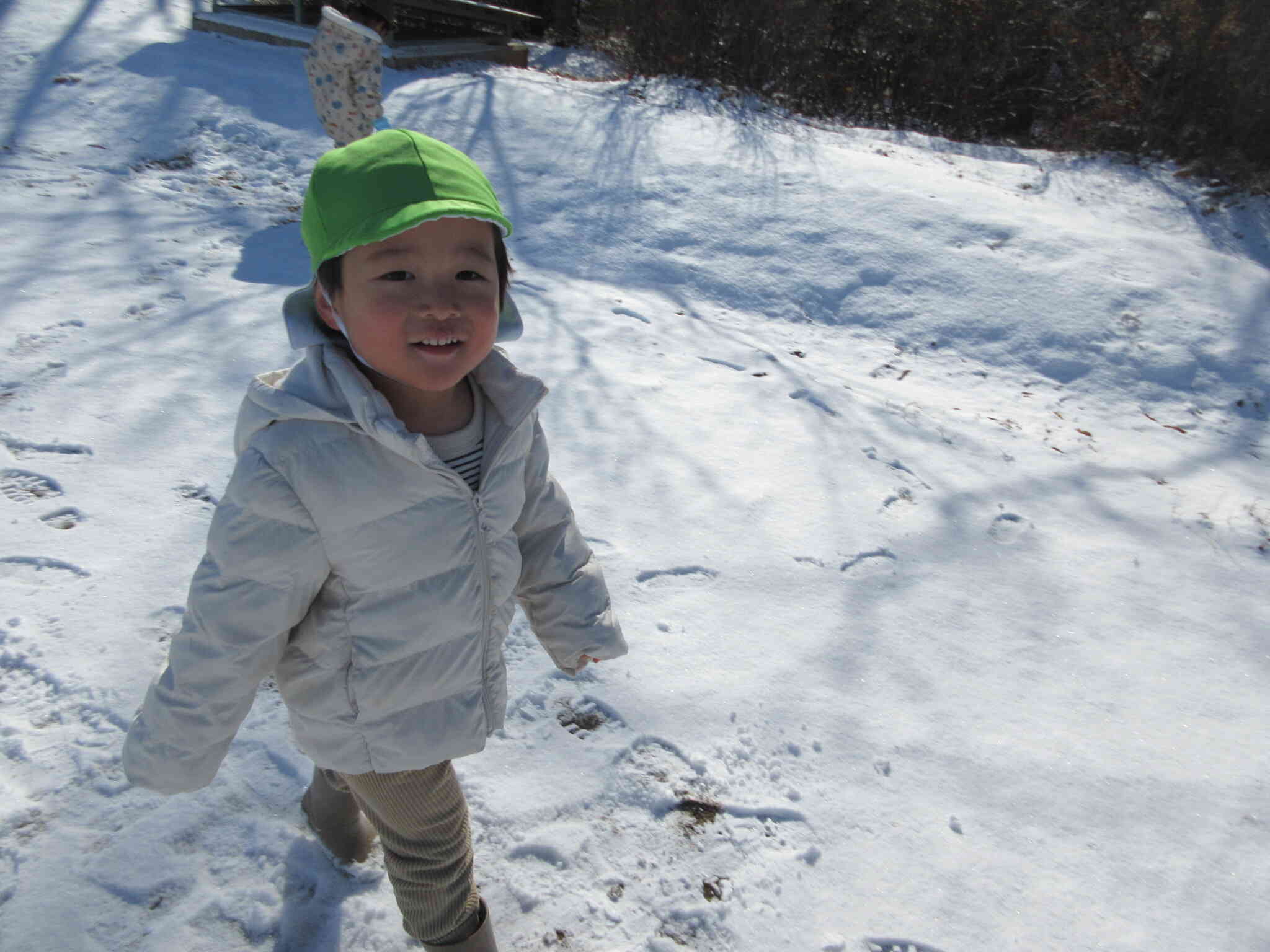 先生も一緒に歩こうよ！