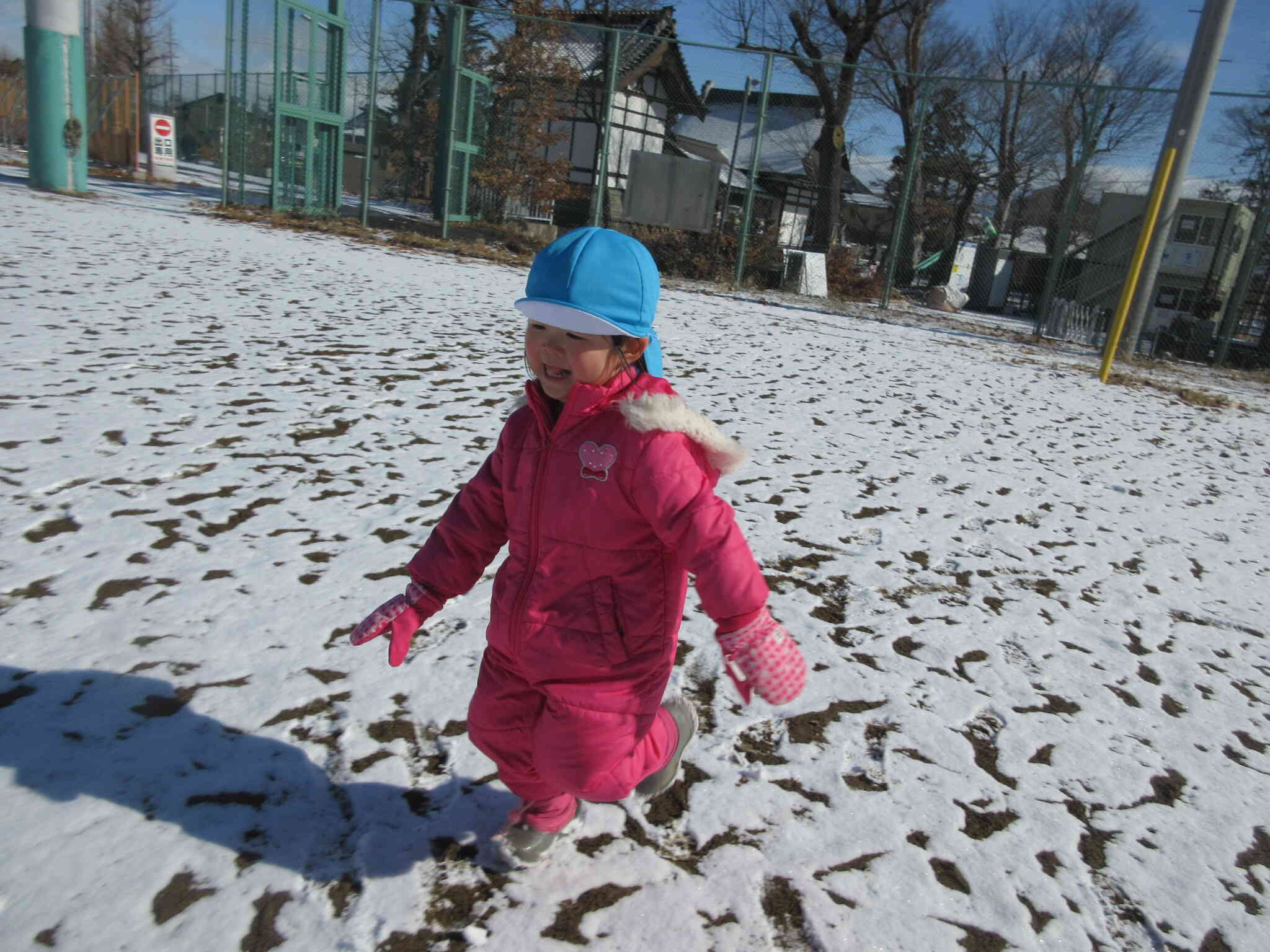 雪の上もこんなに速く走れるよ！