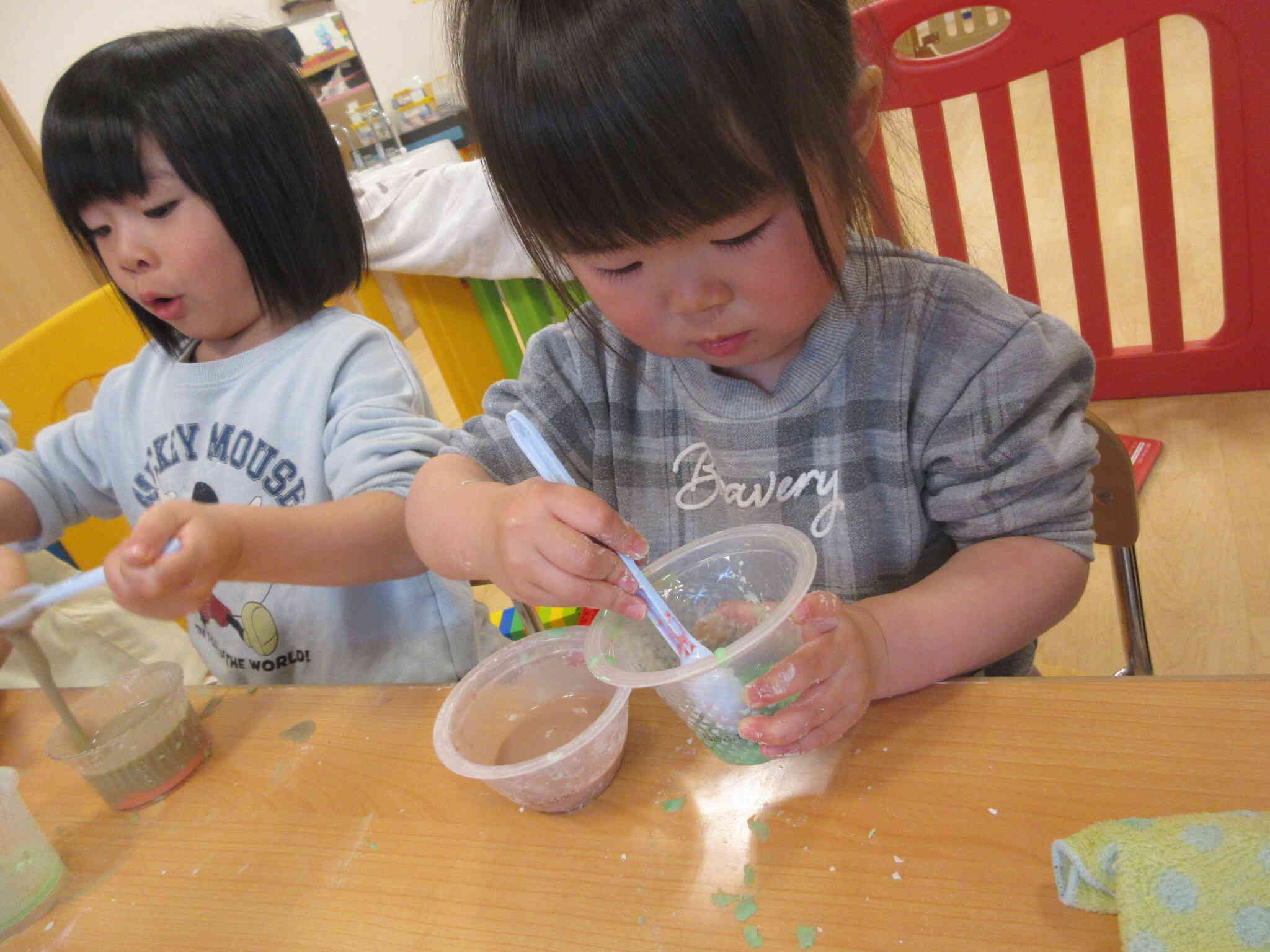 片栗粉トロトロ～‼