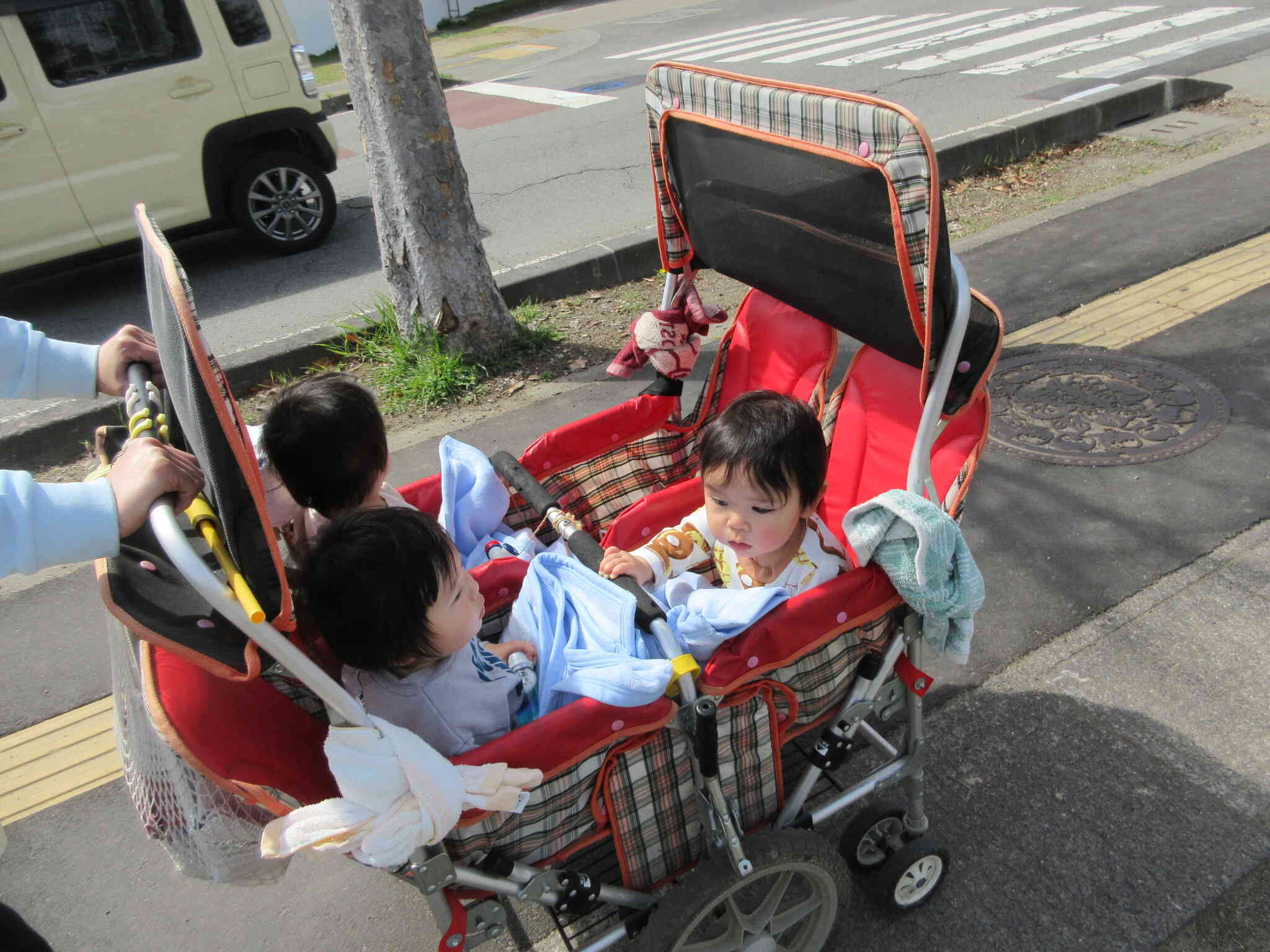 いろいろな車が見えるね