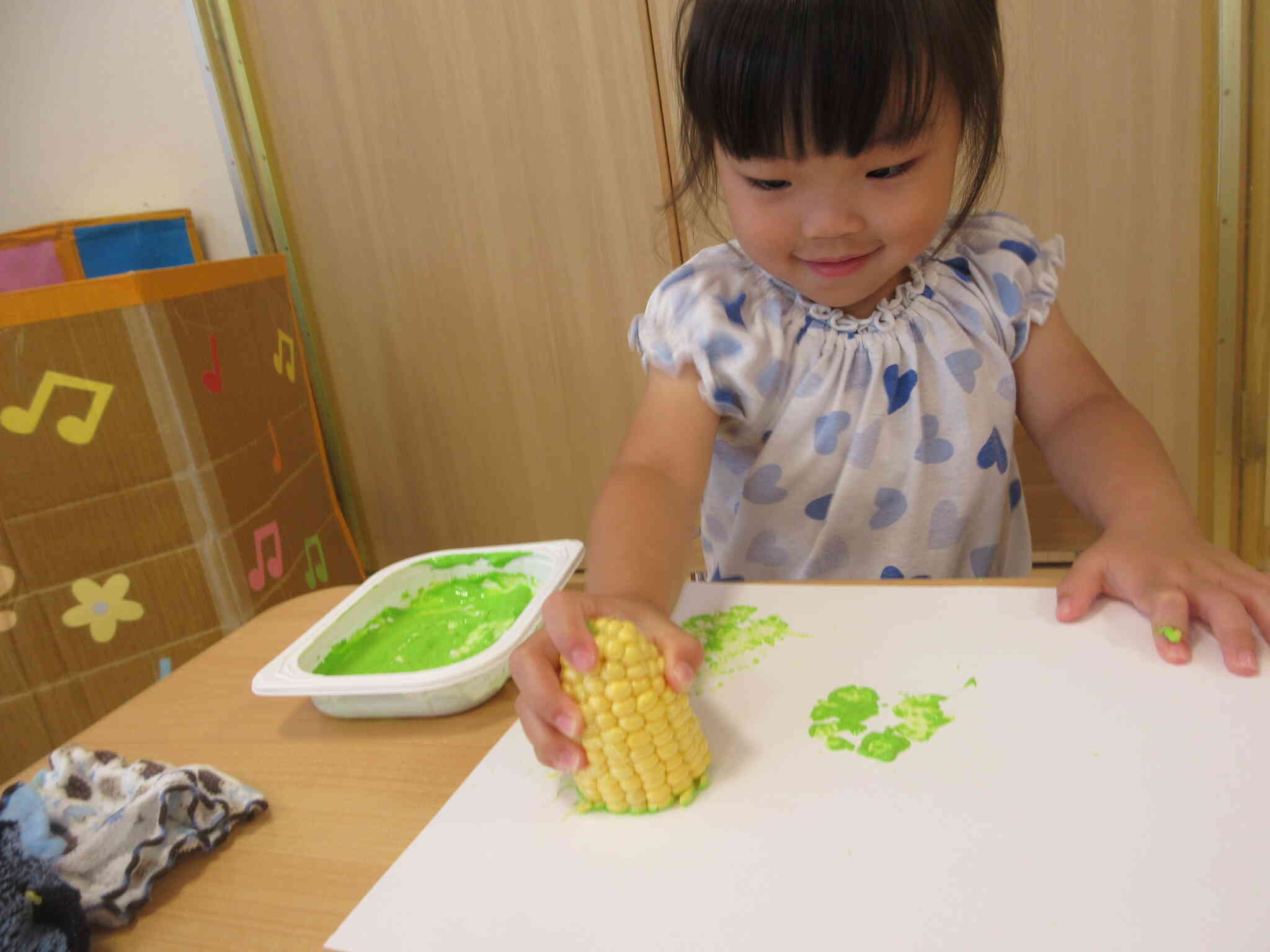 とうもろこしのお腹？