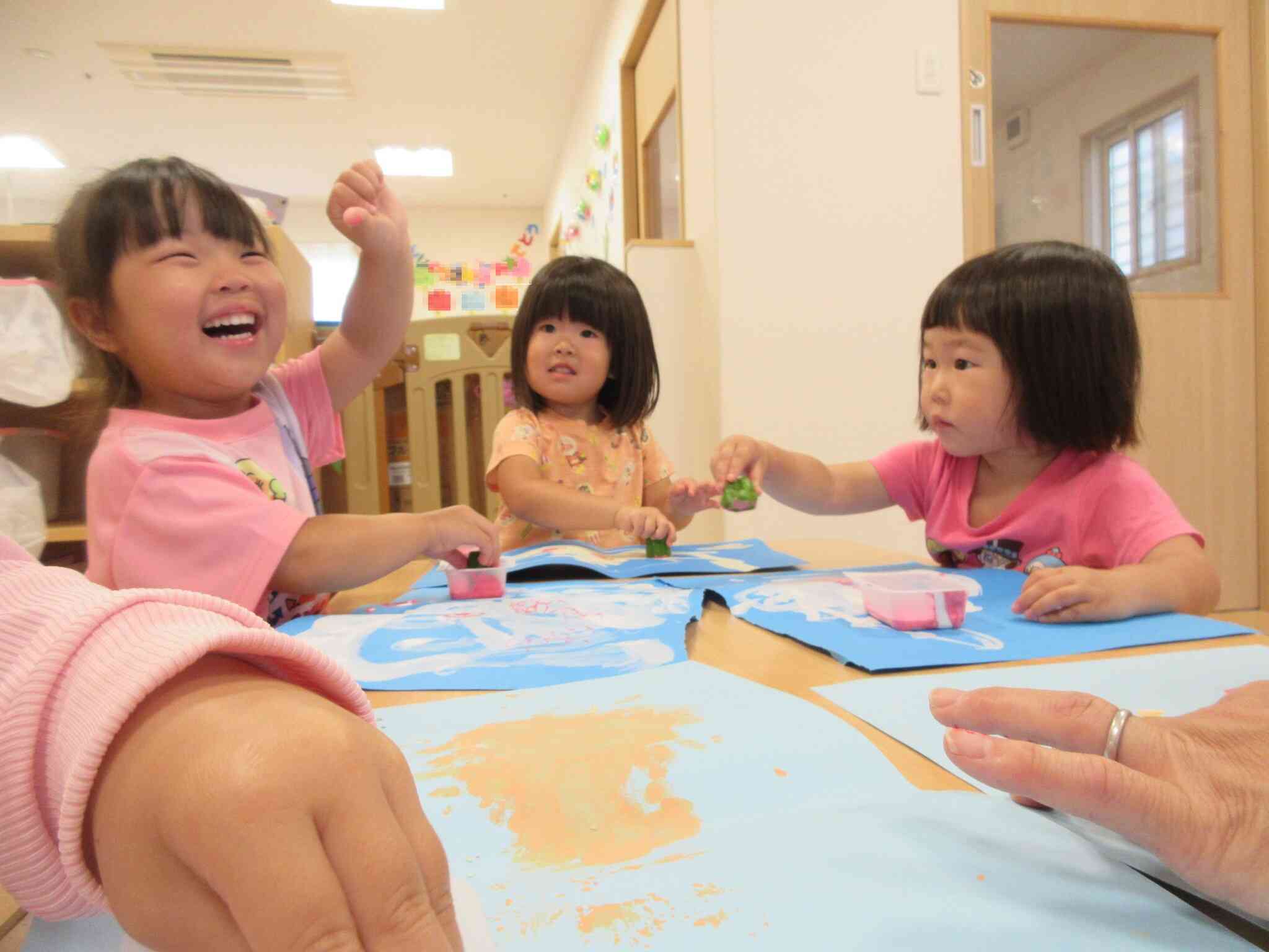 赤と白を混ぜたら・・・