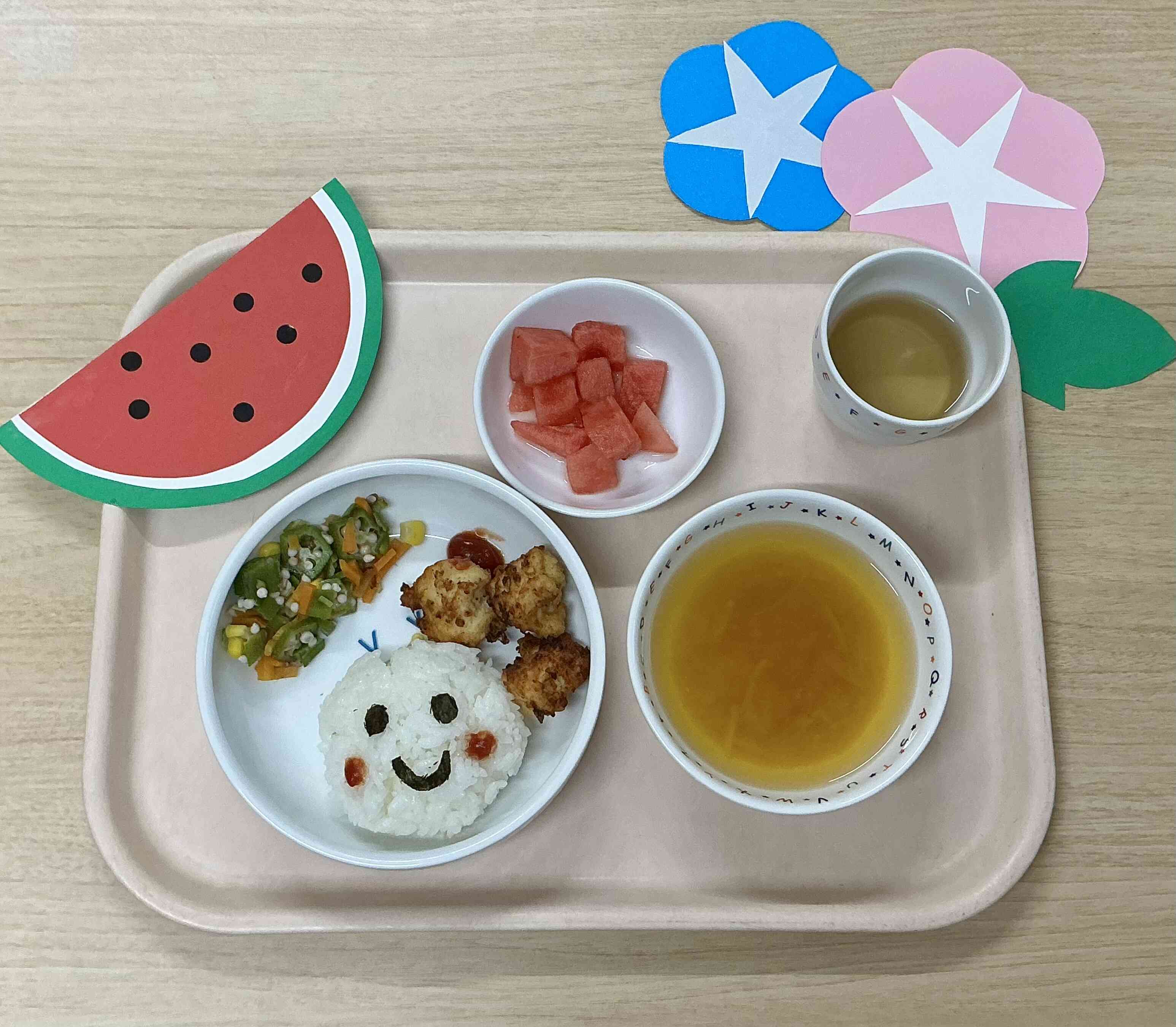 ８月のお楽しみ給食