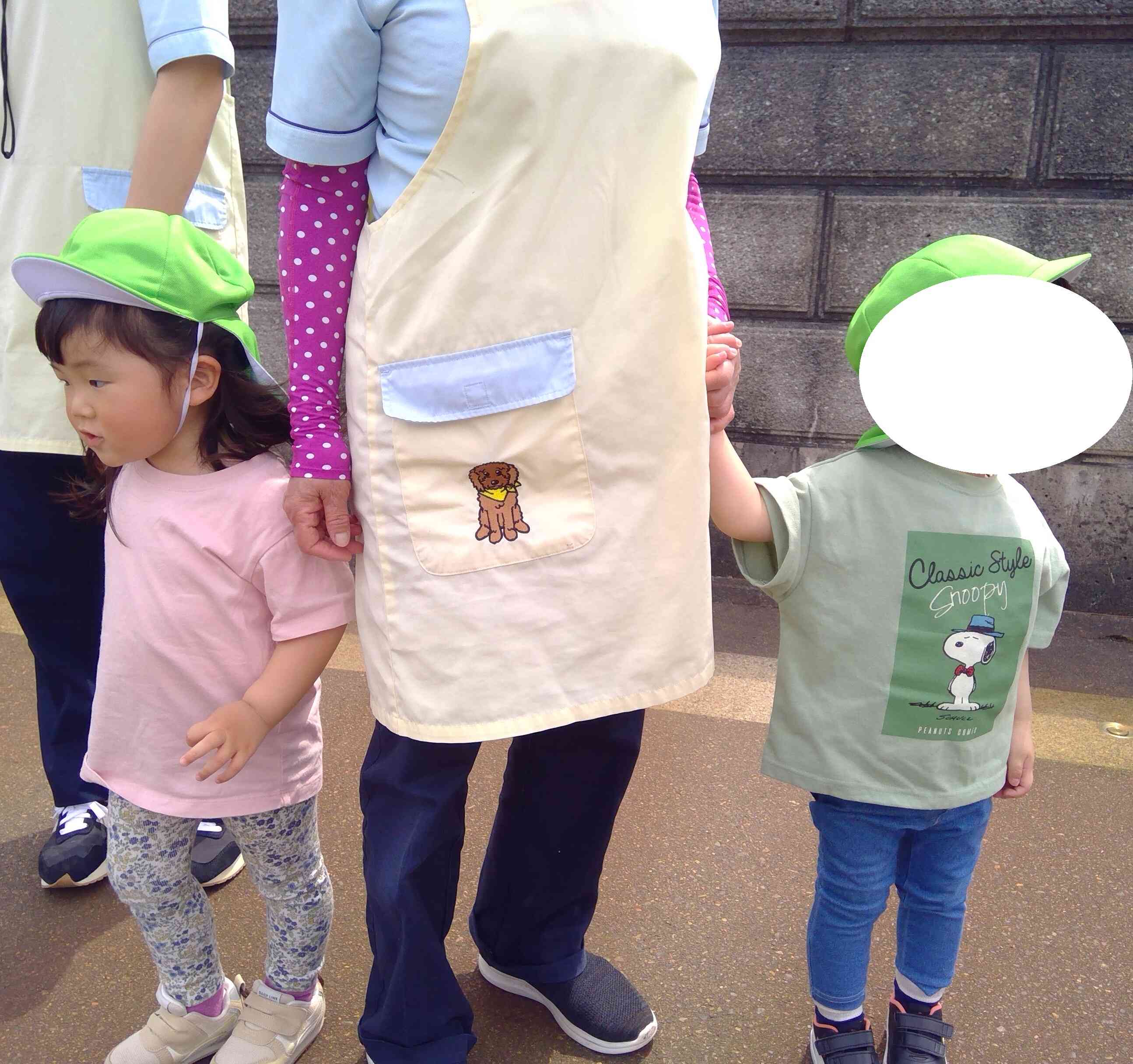 右左確認もバッチリ！お散歩楽しいね～！
