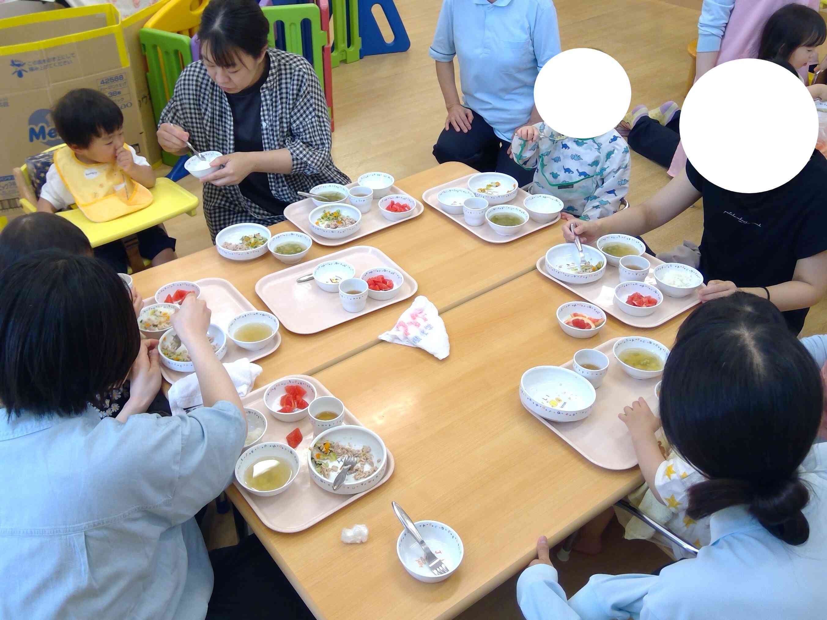 保育参加・給食試食会！