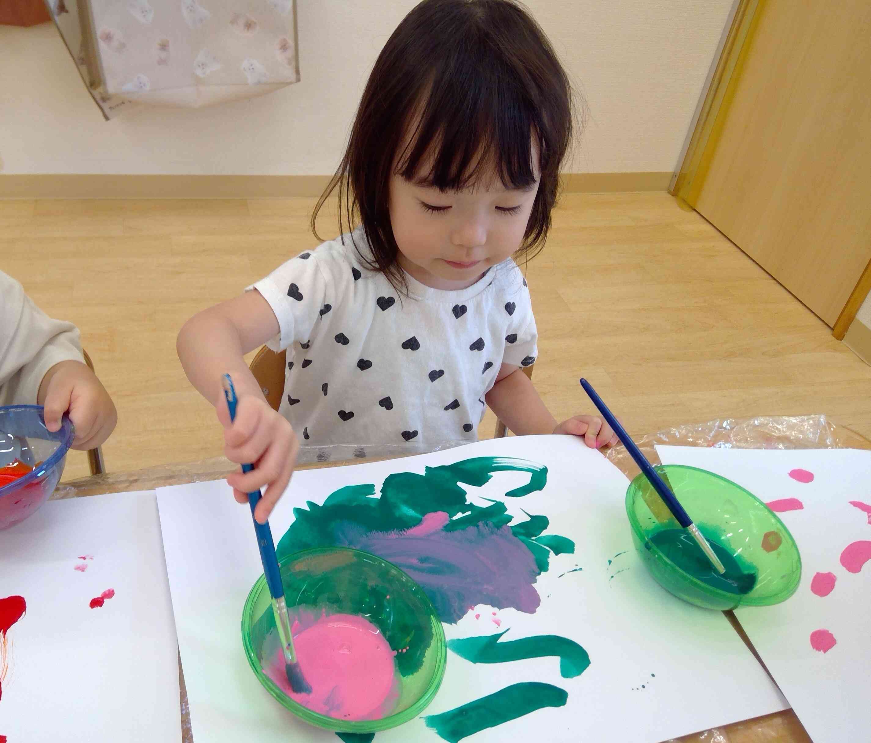 どんな色が出来るかな～？