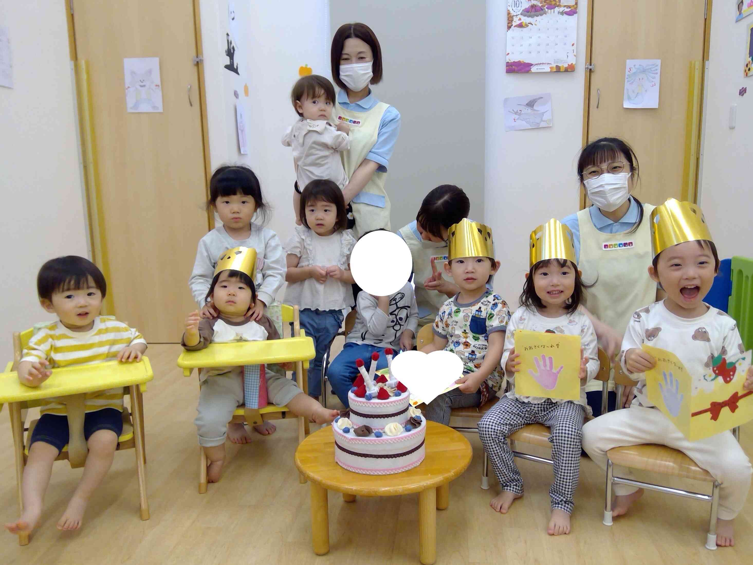 カメラに向かってはい！ポーズ！