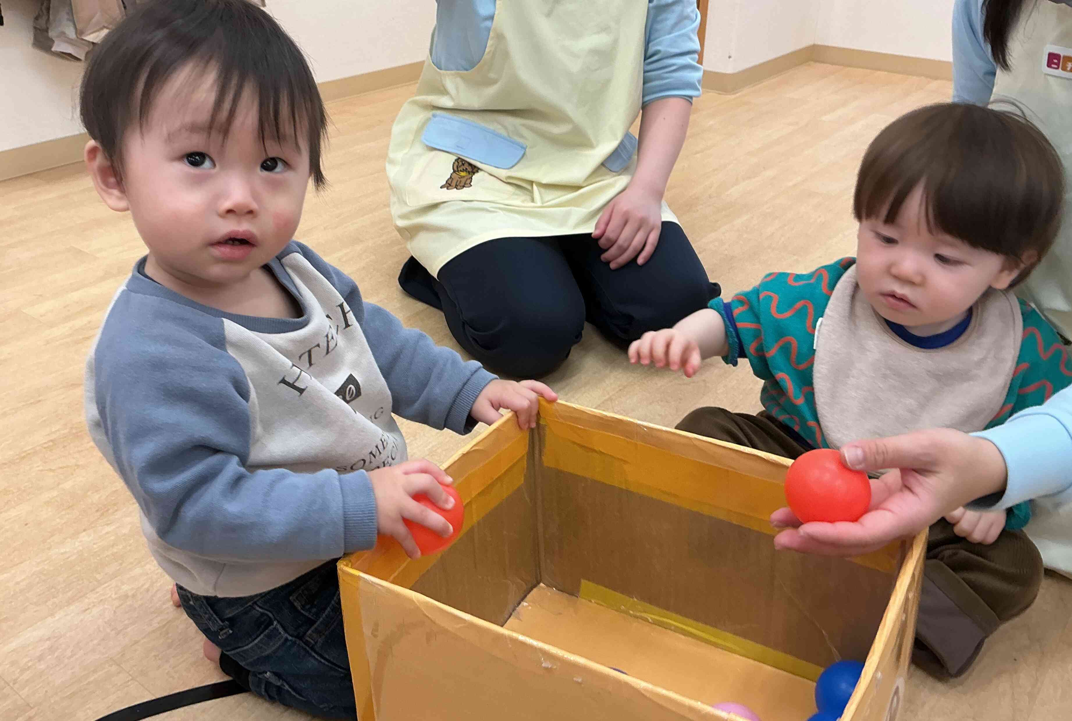 ぼくたちも、お手伝いするよ~