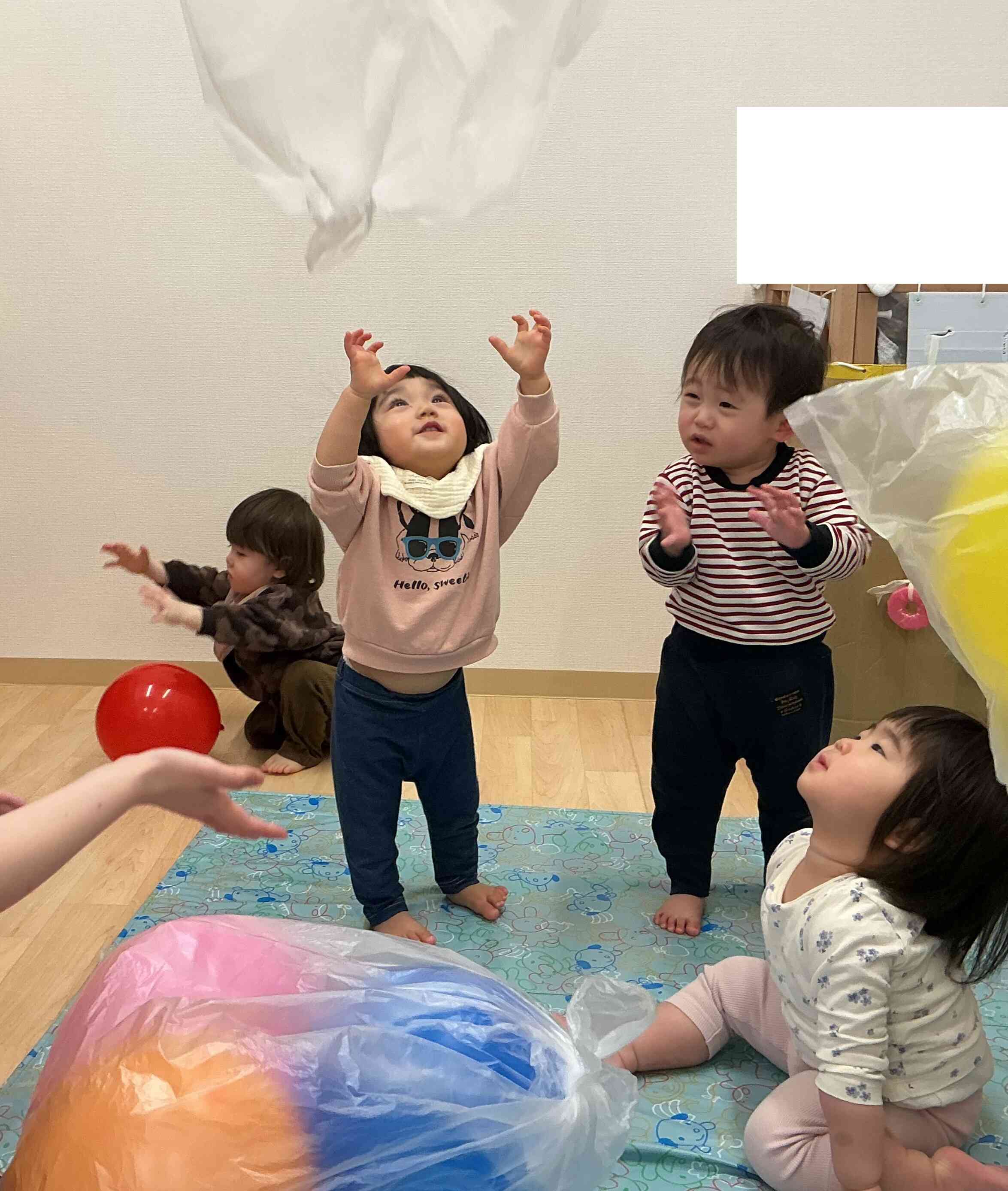 風船遊び楽しいよ！