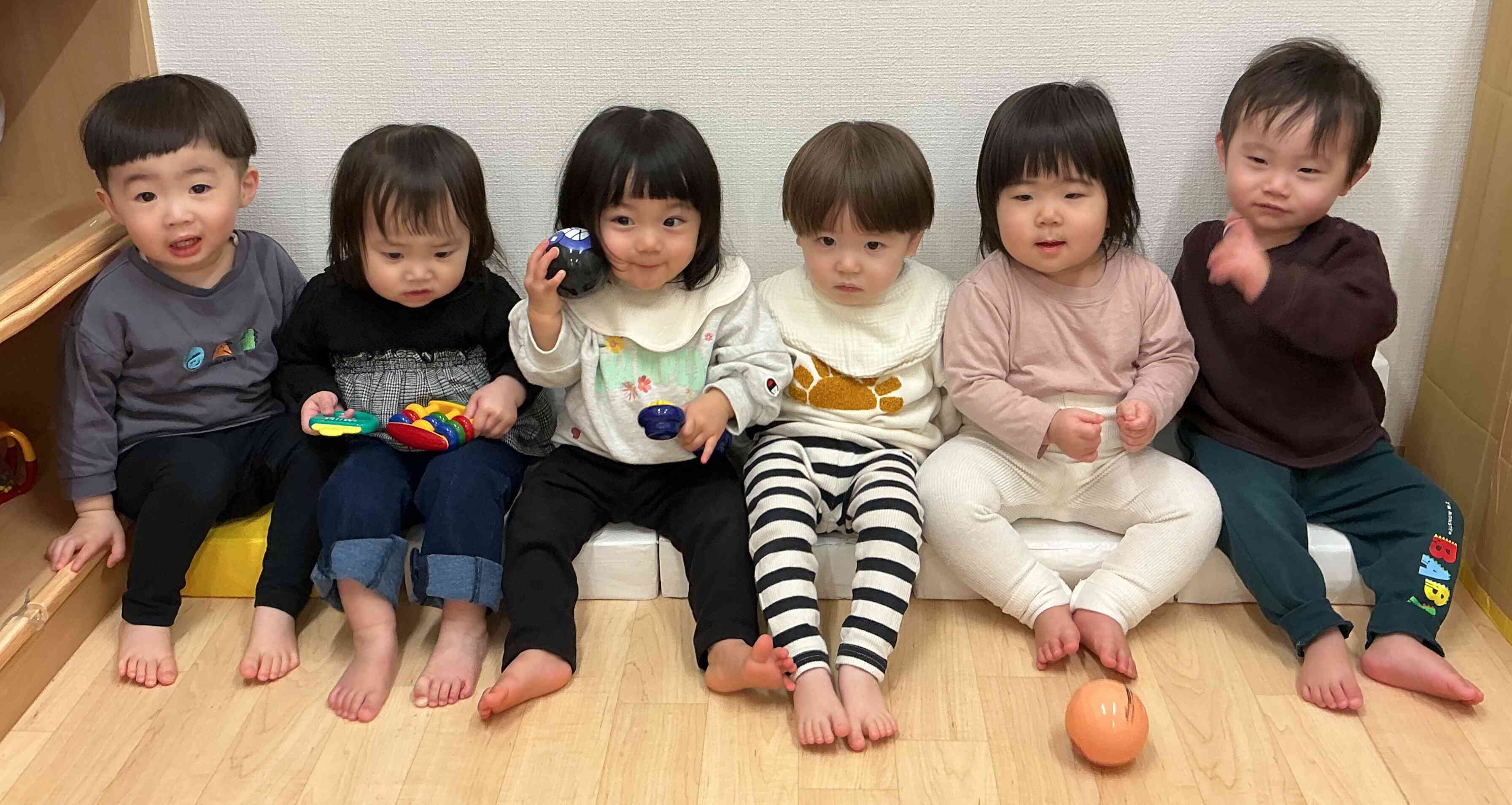 みんなでならんで、ハイポーズ！