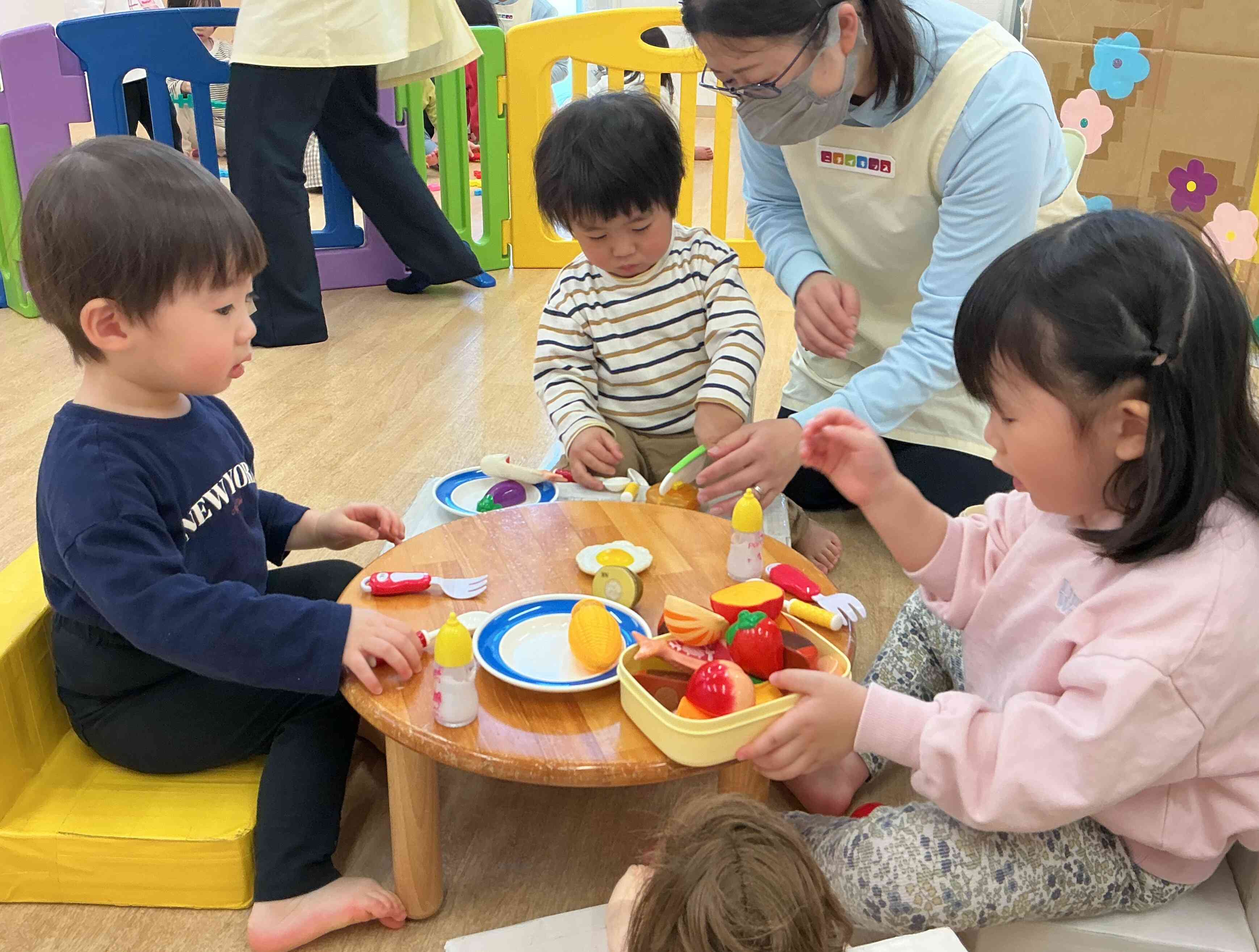 お兄さん、お姉さんとも一緒に遊んだよ～！