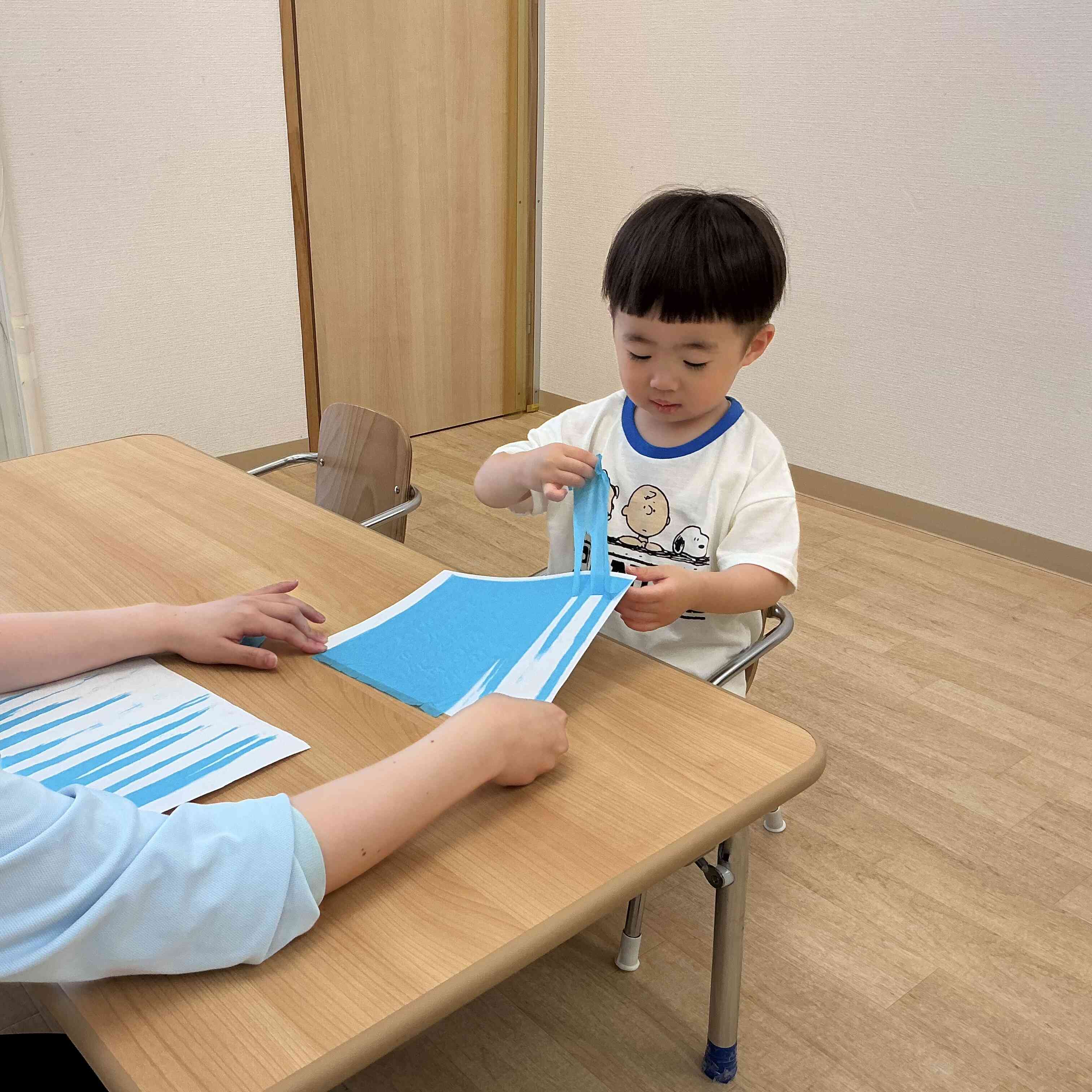 製作の様子～あひる組～