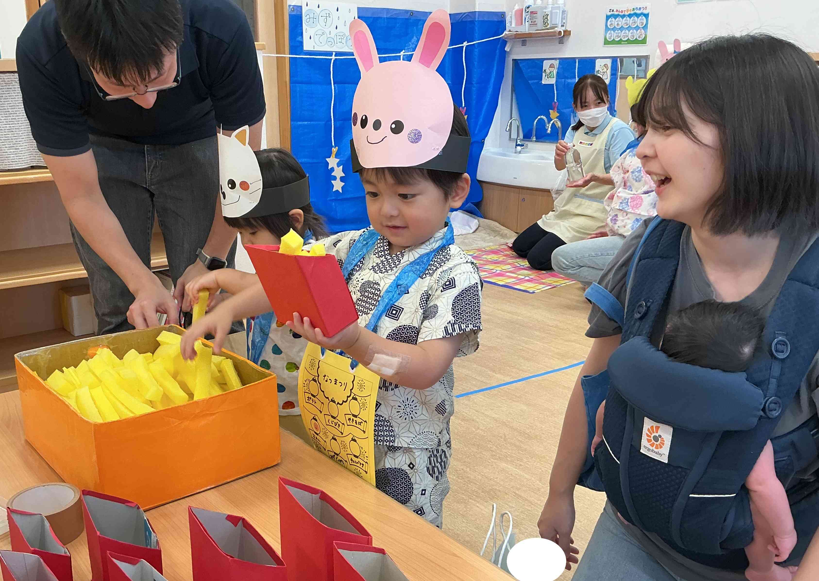 いらっしゃいませ～！ポテトはいかがですか？