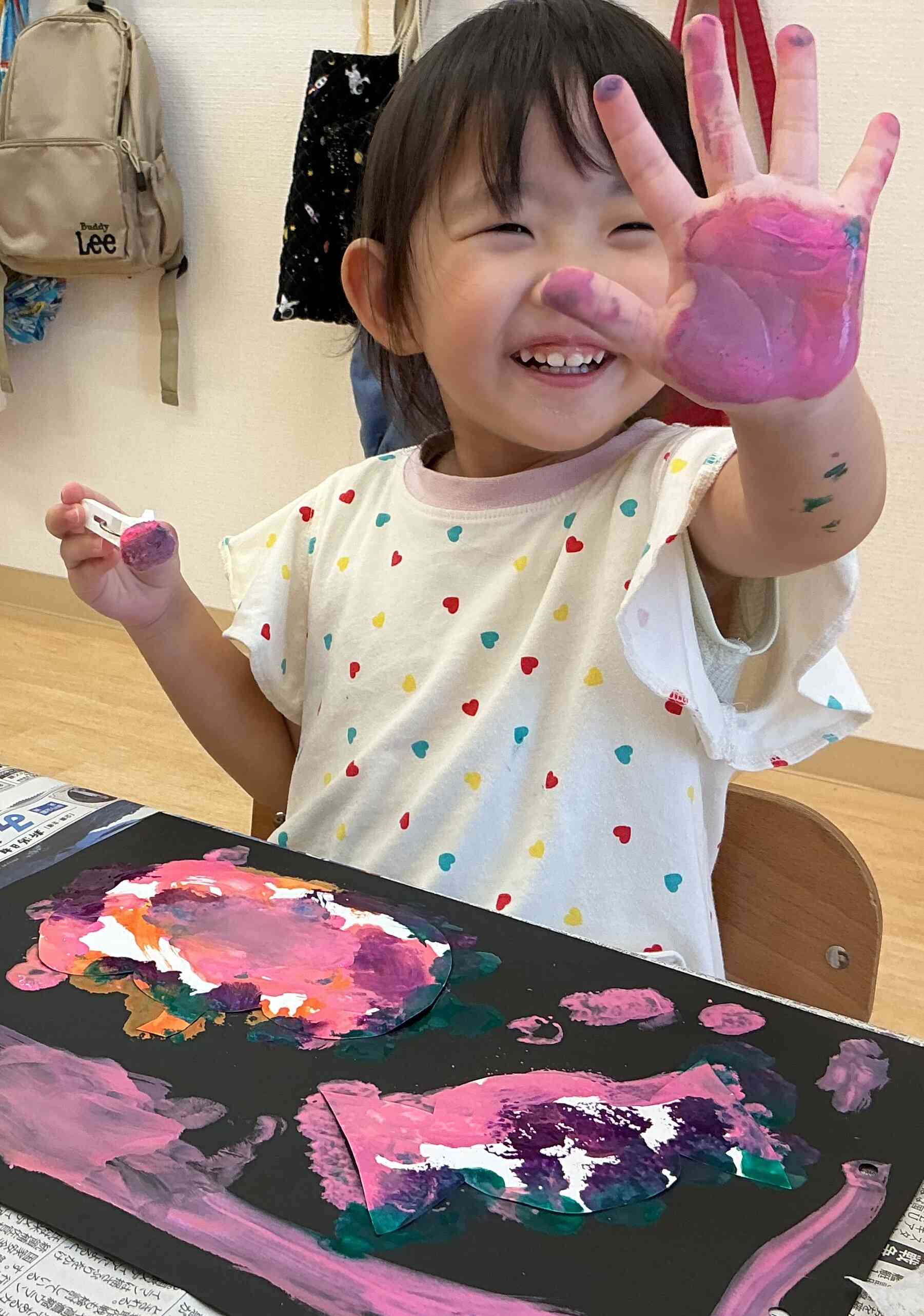 うさぎ組～１０月壁面製作～