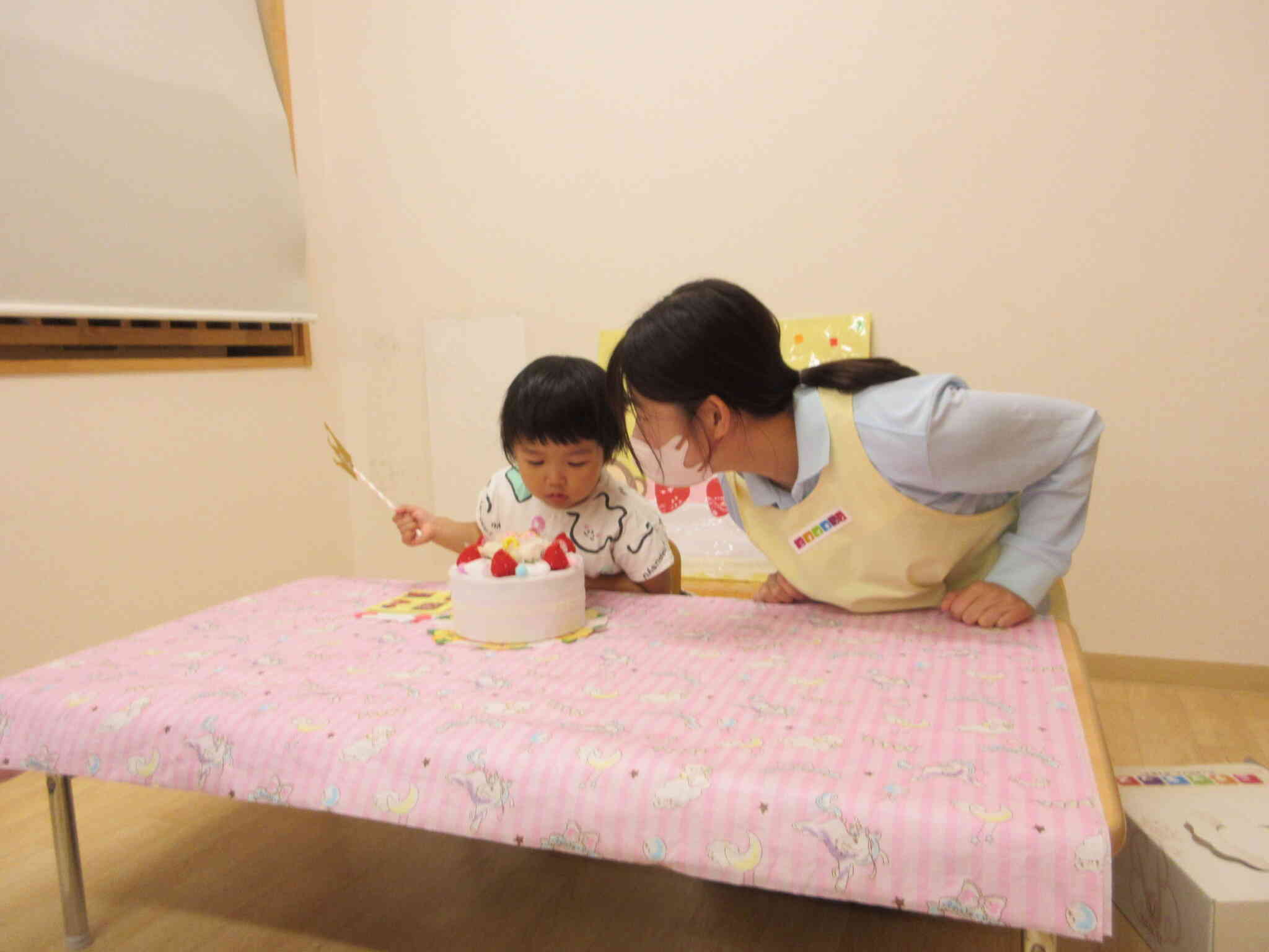 ケーキの登場～！！