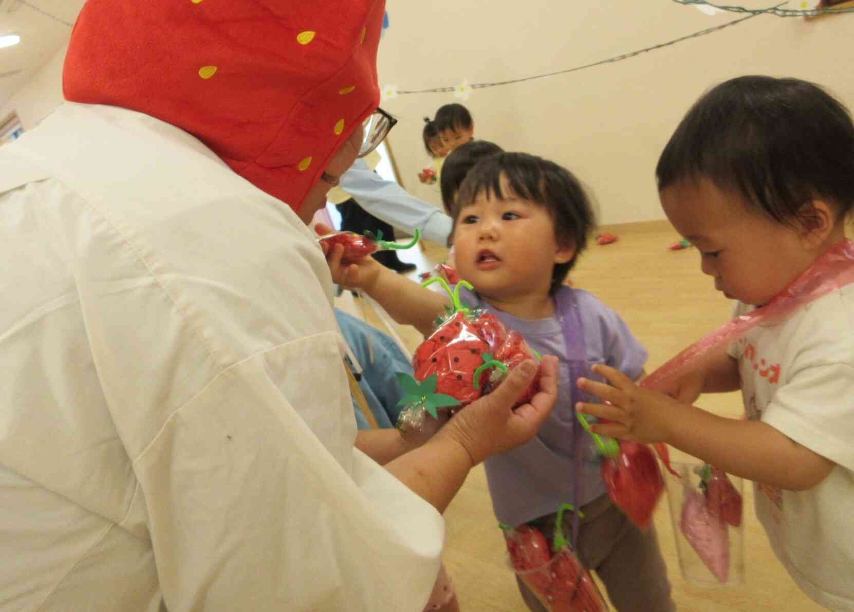 いちごの妖精の登場～☆