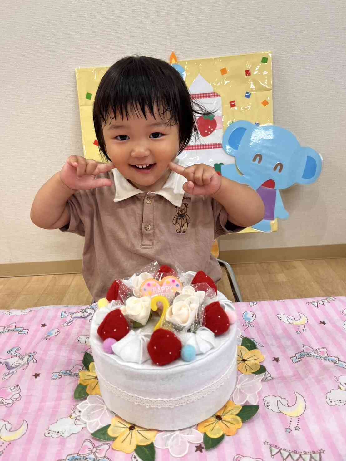 あひる組のお友だちもハイチーズ♪