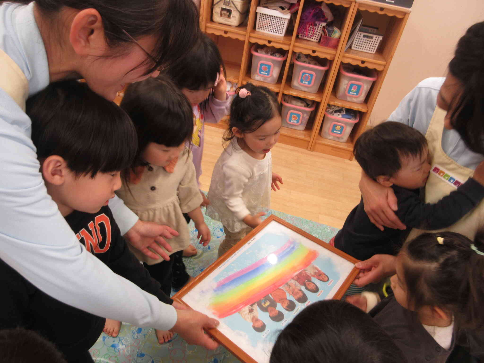 うさぎ組さんからもプレゼントもらえたよ！