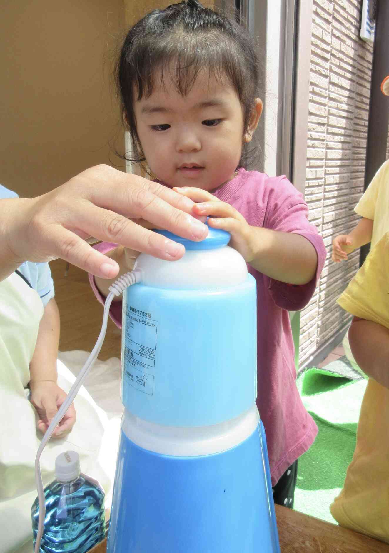 かき氷作り！！