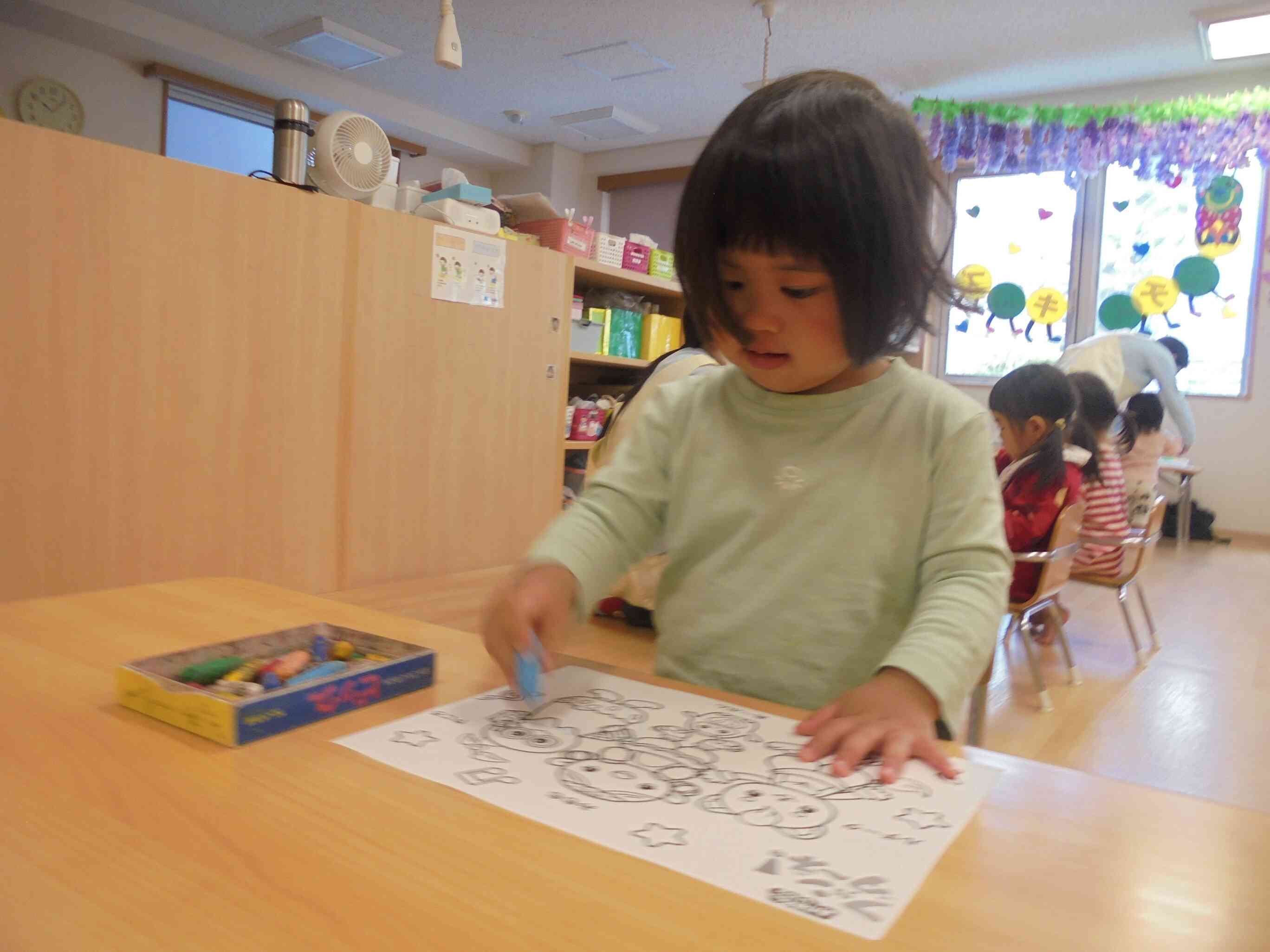 お絵描きも楽しんだよ♡