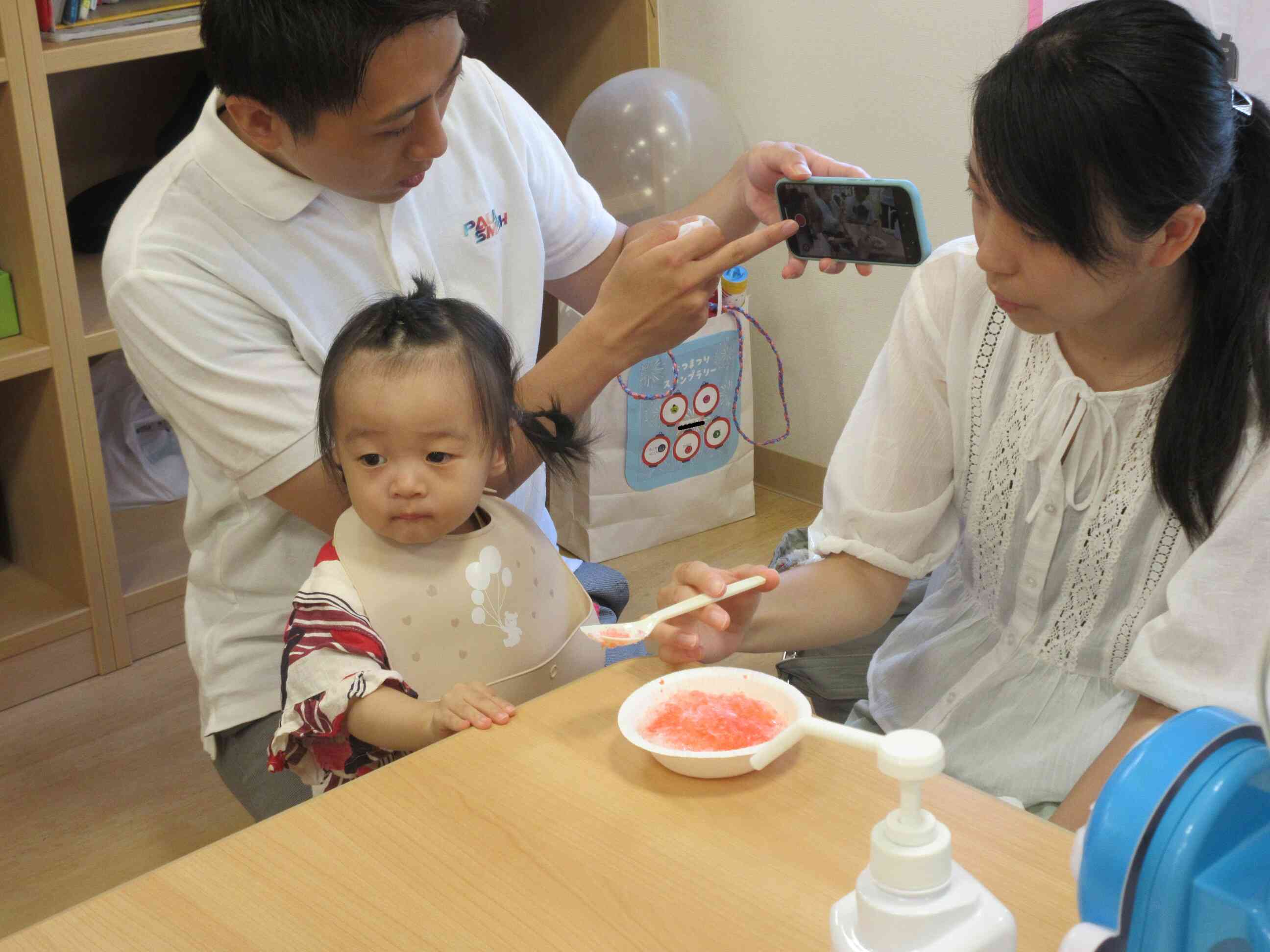 かき氷冷たくて美味しかったね！