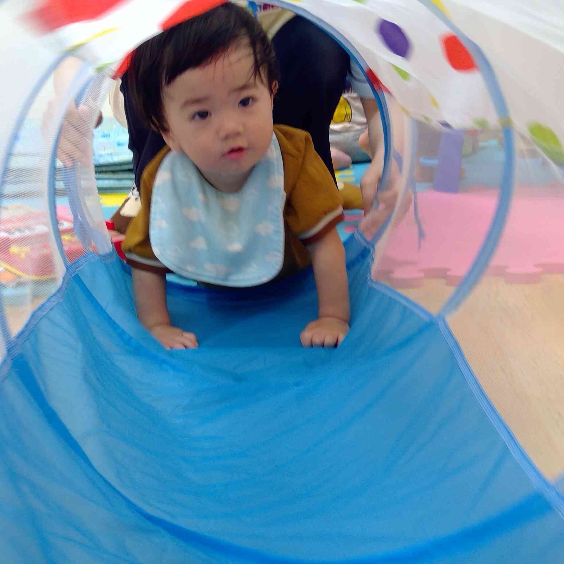 トンネルくぐりが出来ました☆