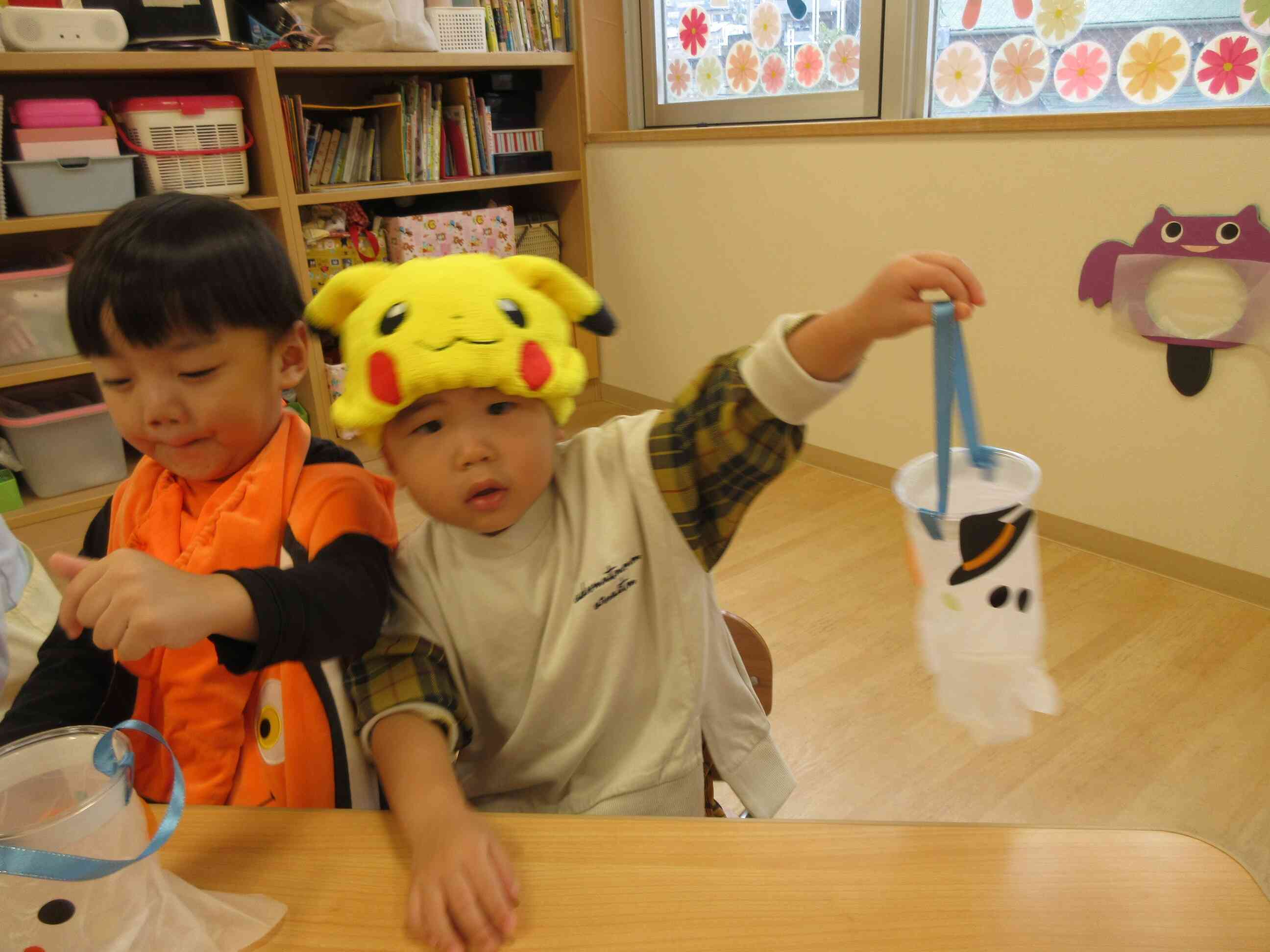 「バック完成したよ!」